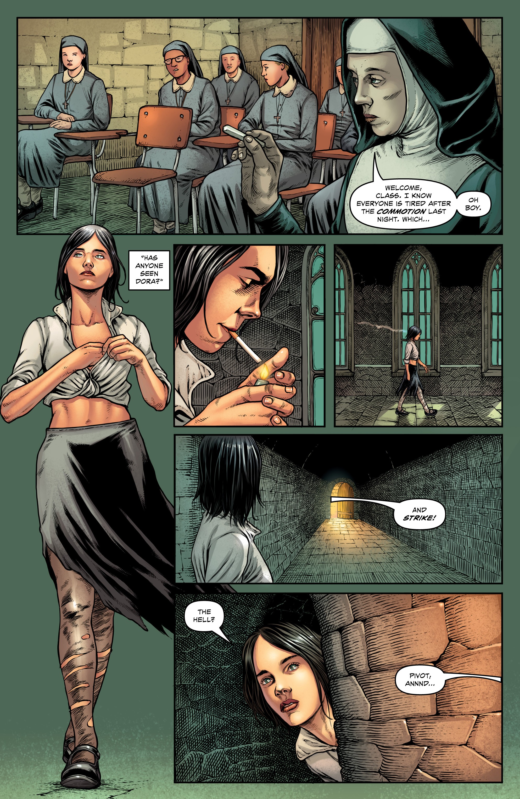 Read online Warrior Nun: Dora comic -  Issue #1 - 22