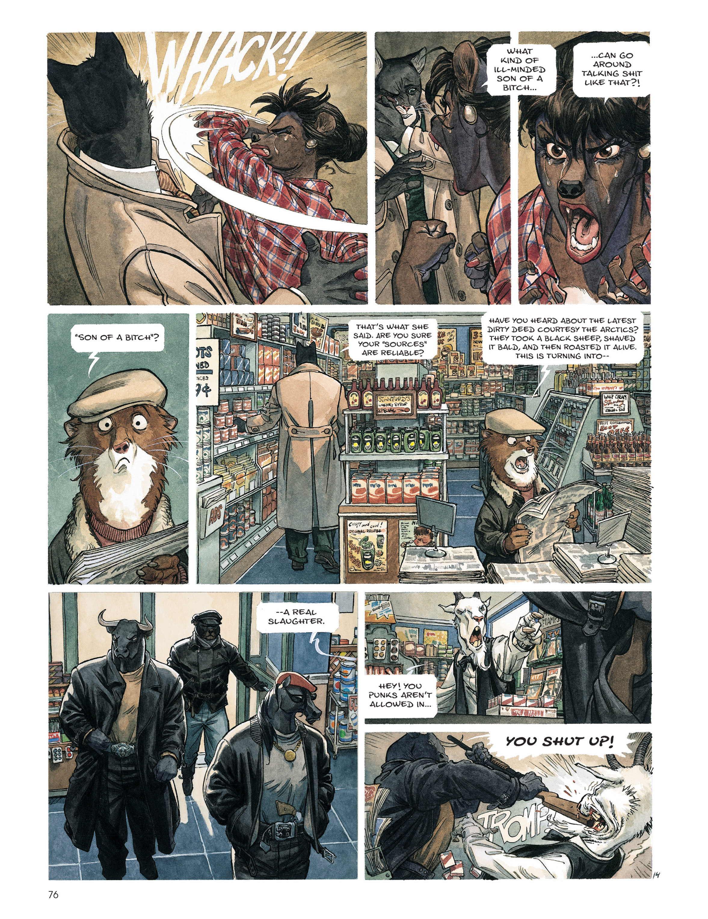 Read online Blacksad (2010) comic -  Issue # Full - 76