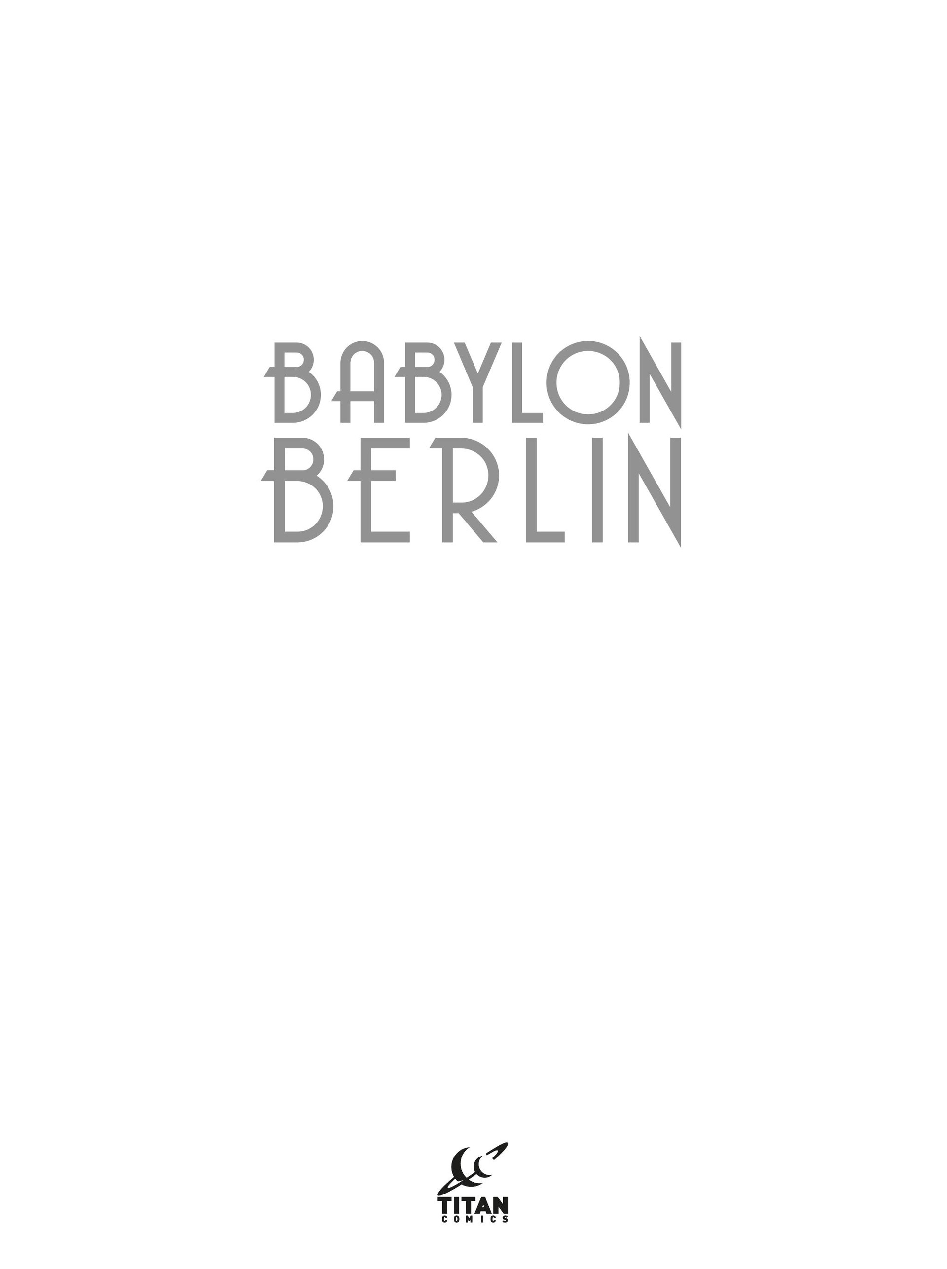 Read online Babylon Berlin comic -  Issue # TPB (Part 1) - 2