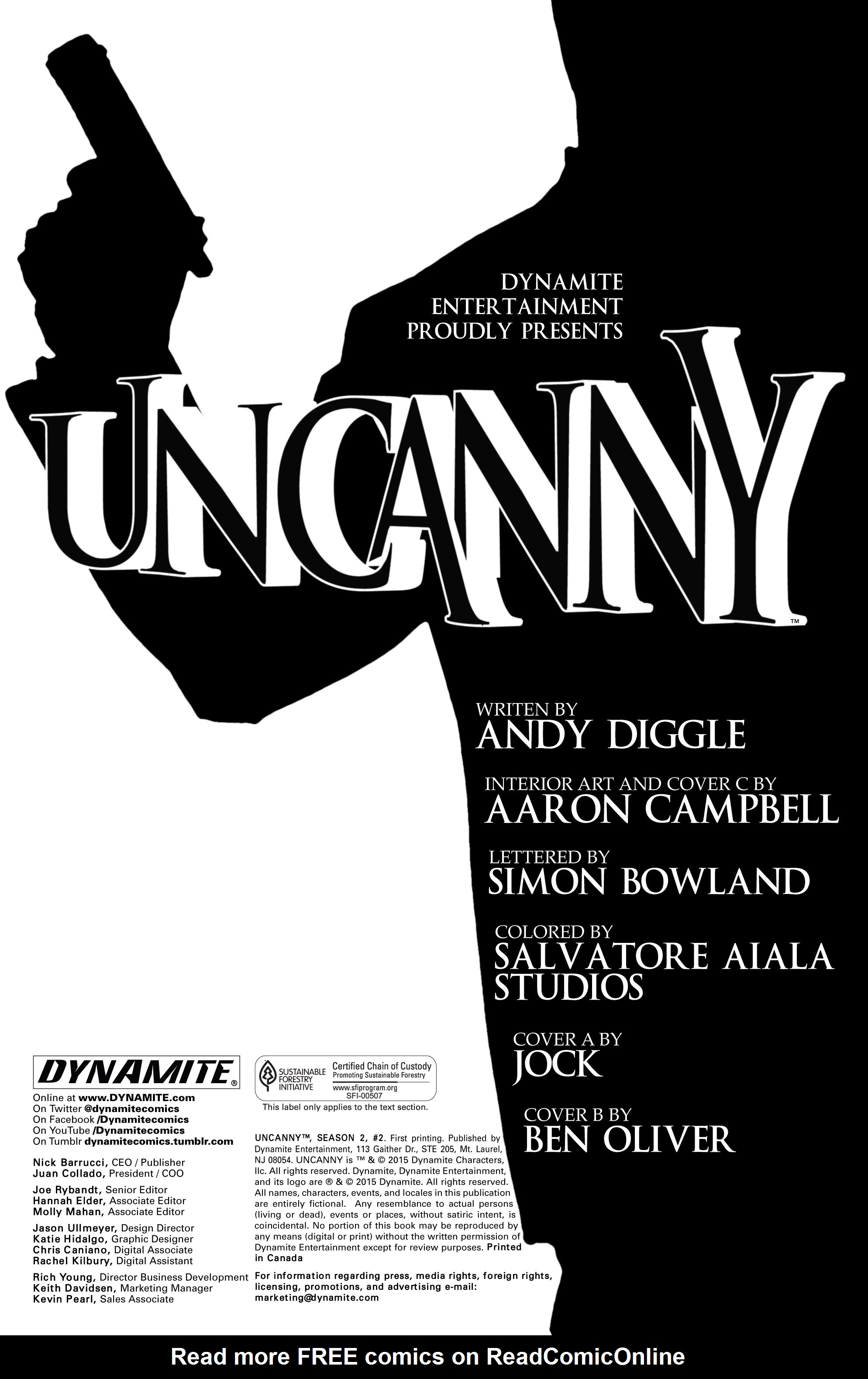 Read online Uncanny: Season 2 comic -  Issue #2 - 2