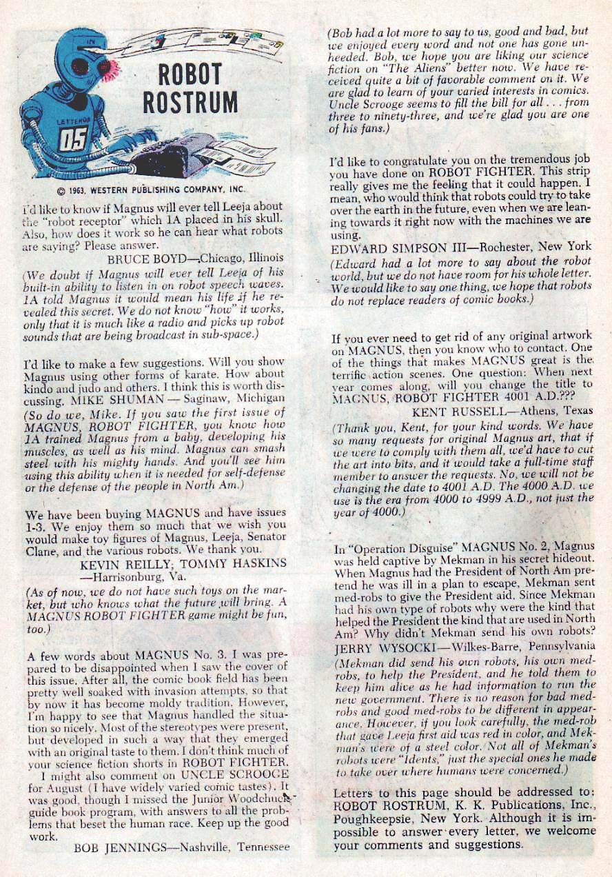 Read online Magnus, Robot Fighter 4000 AD comic -  Issue #5 - 30