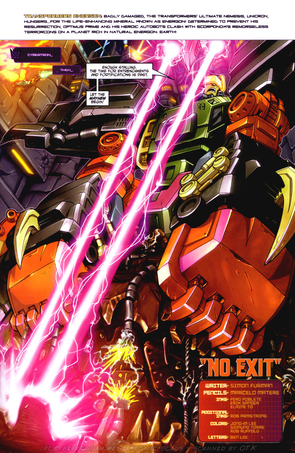 Read online Transformers Energon comic -  Issue #30 - 3
