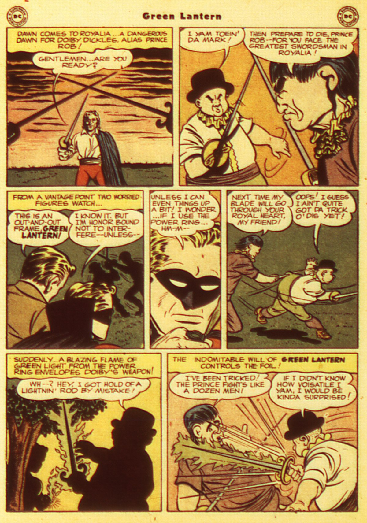 Read online Green Lantern (1941) comic -  Issue #23 - 38
