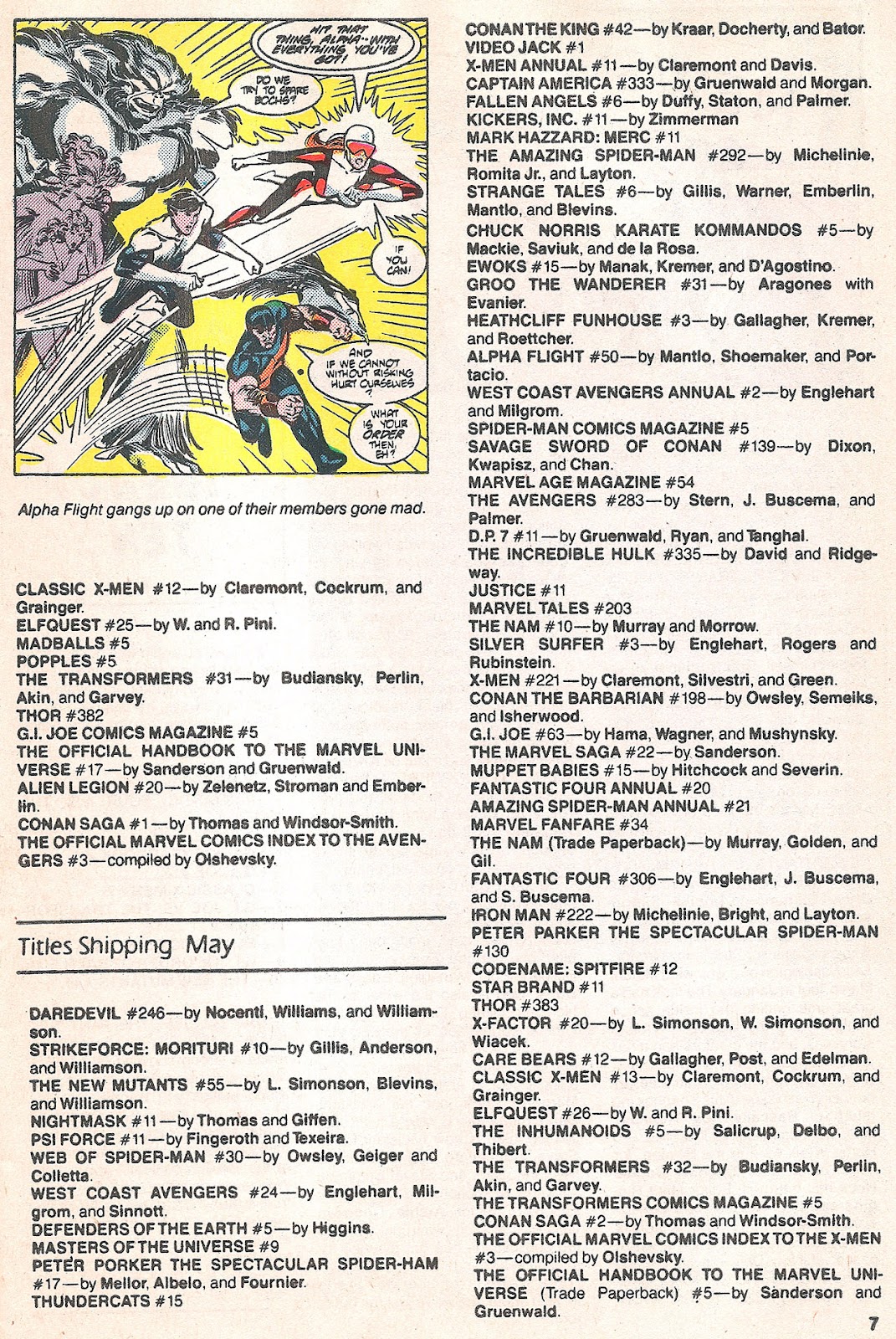 Marvel Age issue 51 - Page 9