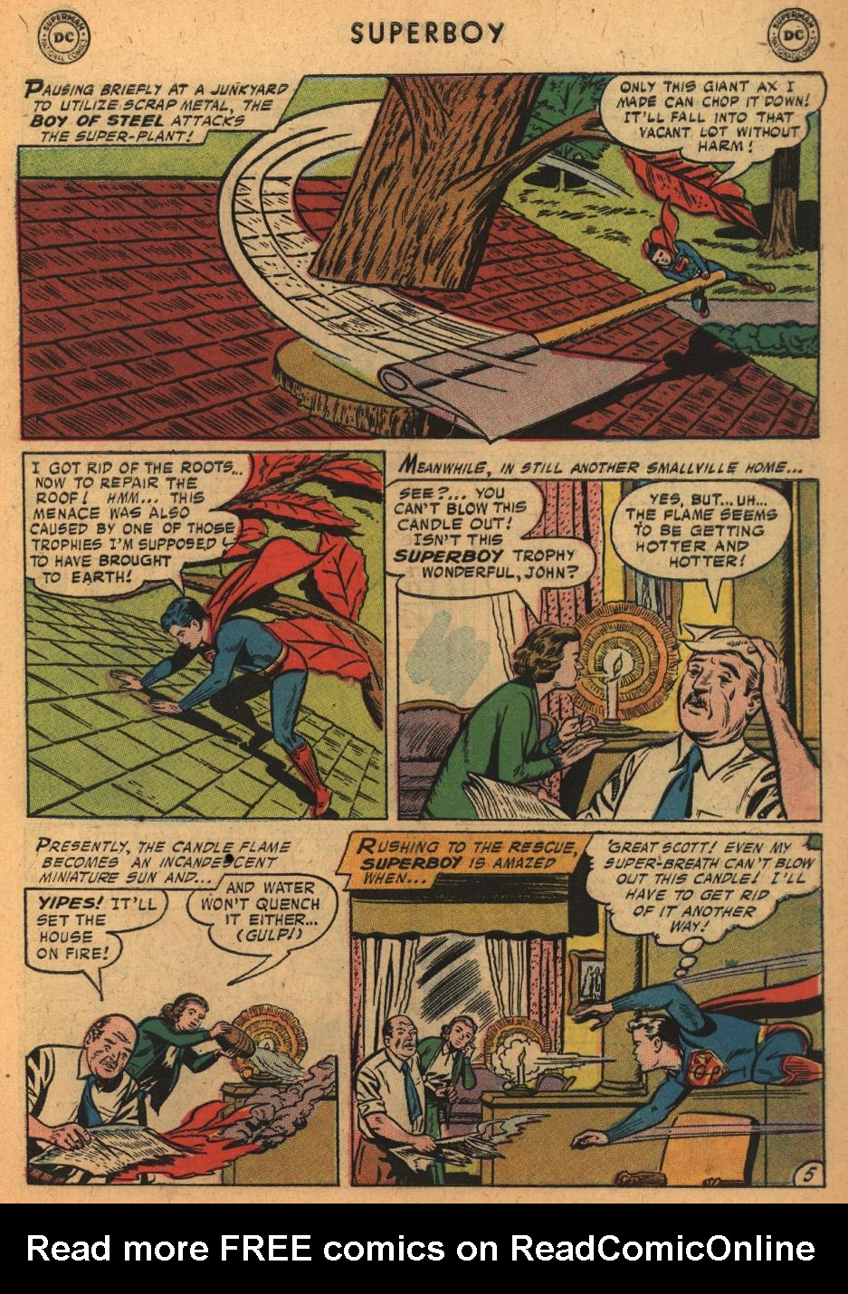 Read online Superboy (1949) comic -  Issue #55 - 6