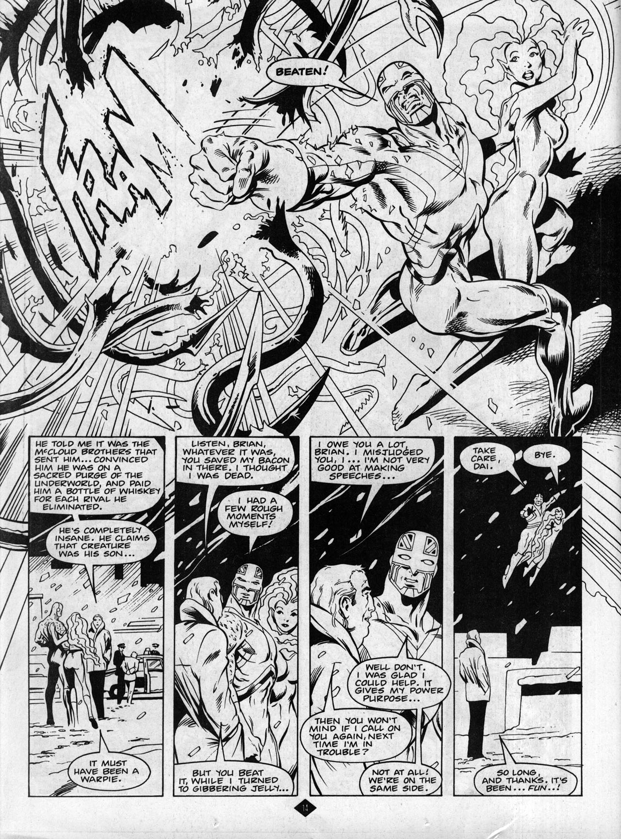 Read online Captain Britain (1985) comic -  Issue #14 - 14