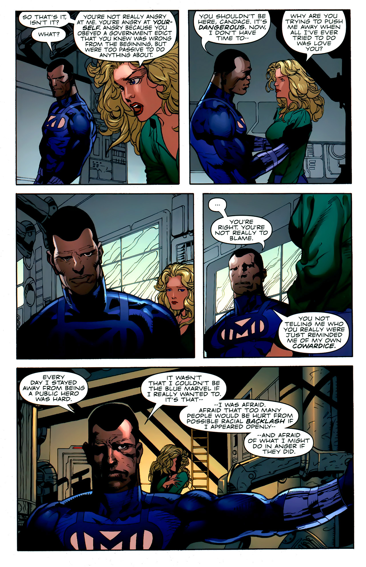 Read online Adam: Legend of the Blue Marvel comic -  Issue #5 - 18