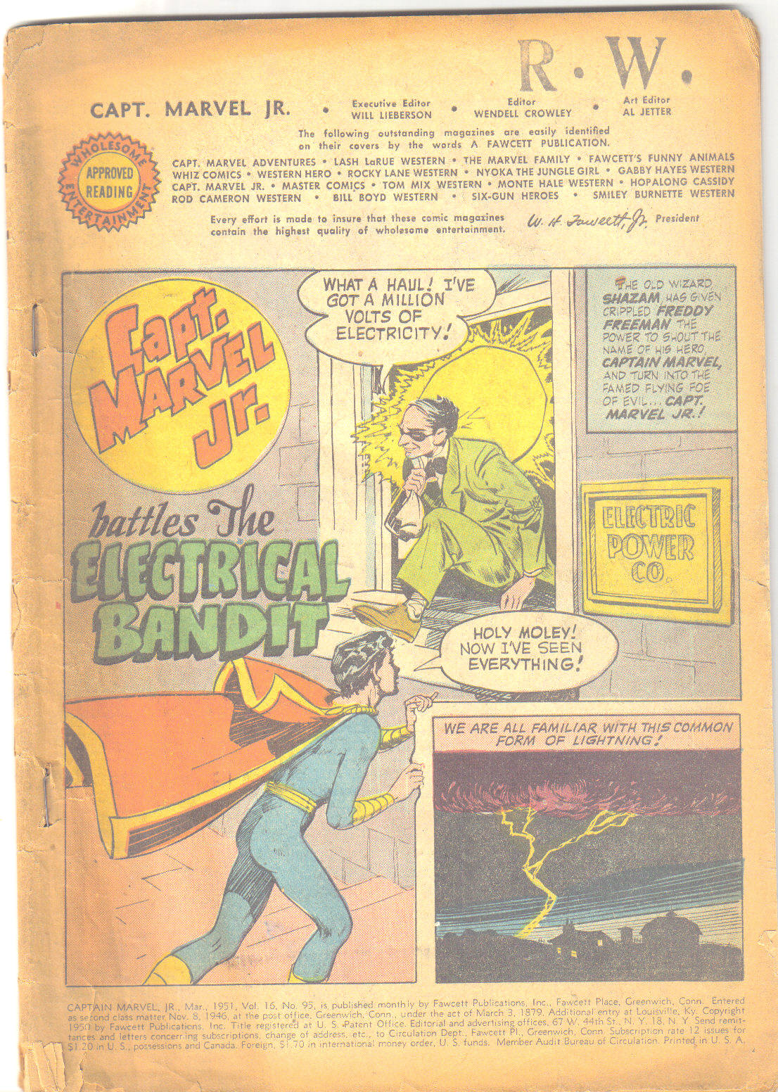 Read online Captain Marvel, Jr. comic -  Issue #95 - 2