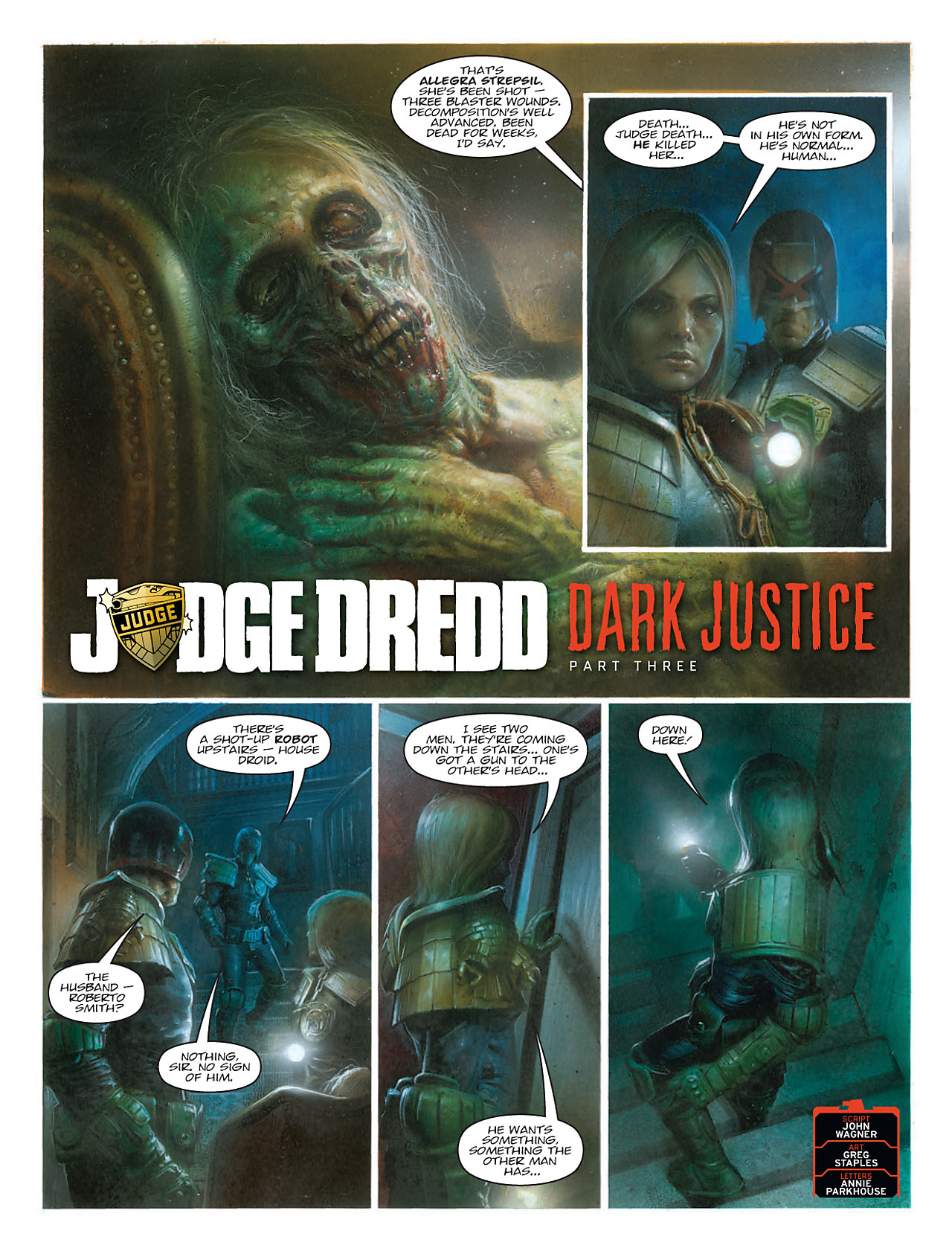 Read online Judge Dredd: Dark Justice comic -  Issue # TPB - 14