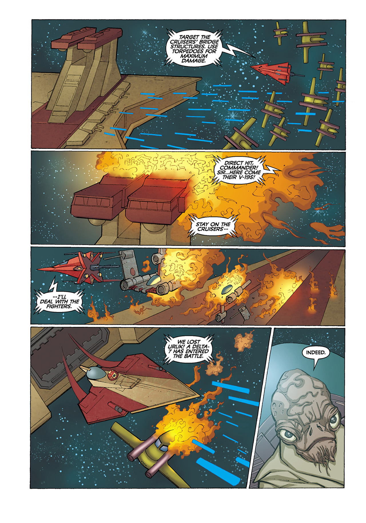 Read online Star Wars: The Clone Wars comic -  Issue #10 - 21