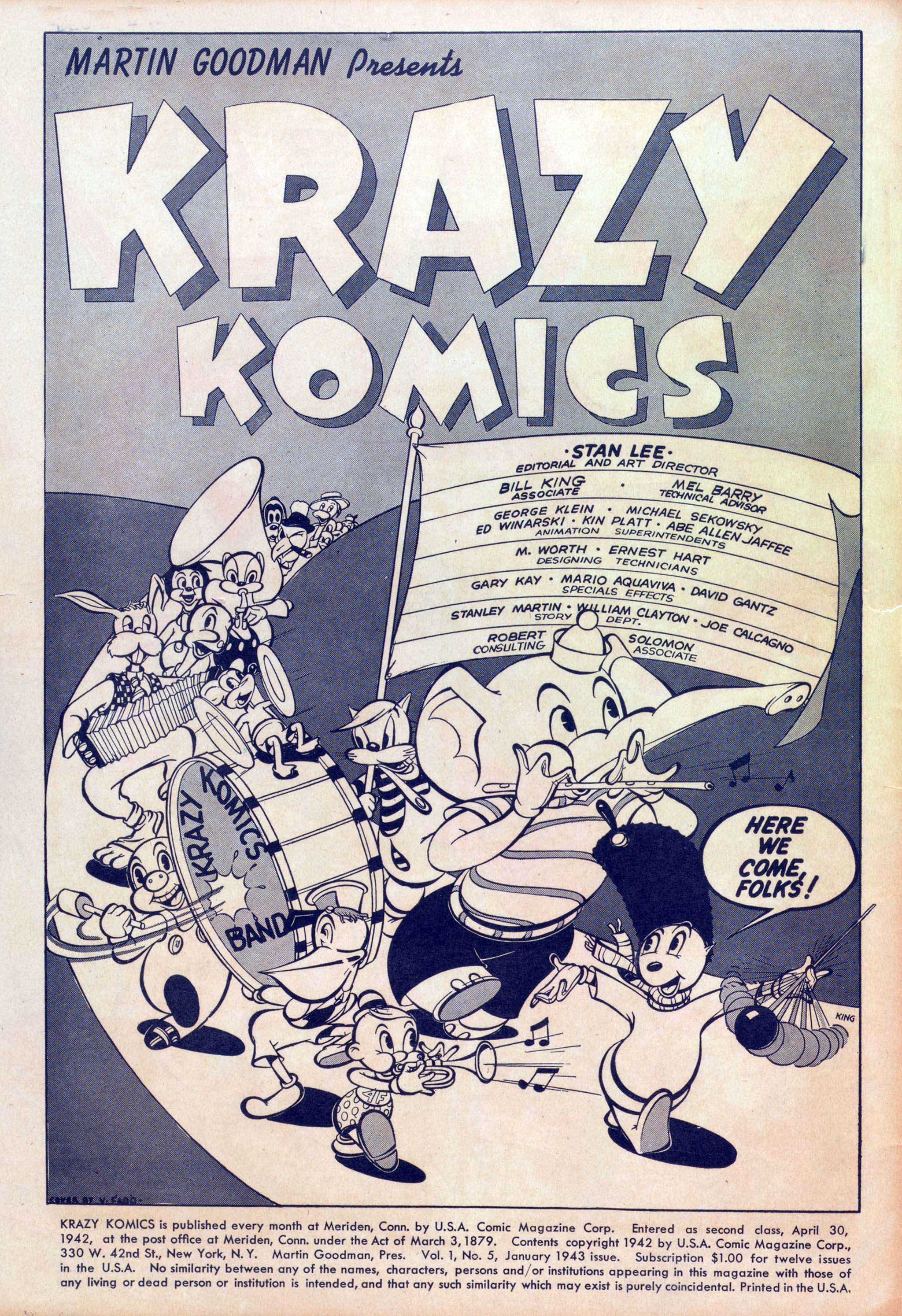 Read online Krazy Komics comic -  Issue #5 - 2