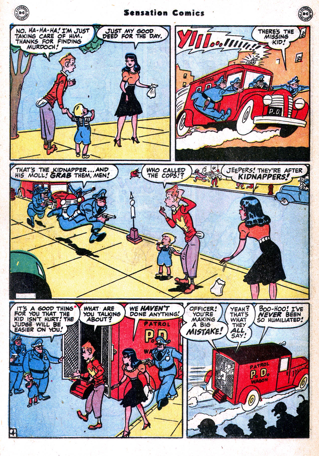 Read online Sensation (Mystery) Comics comic -  Issue #76 - 34