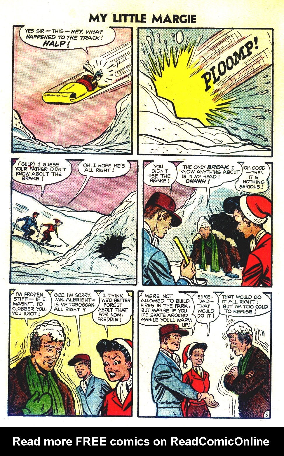 Read online My Little Margie (1954) comic -  Issue #8 - 28
