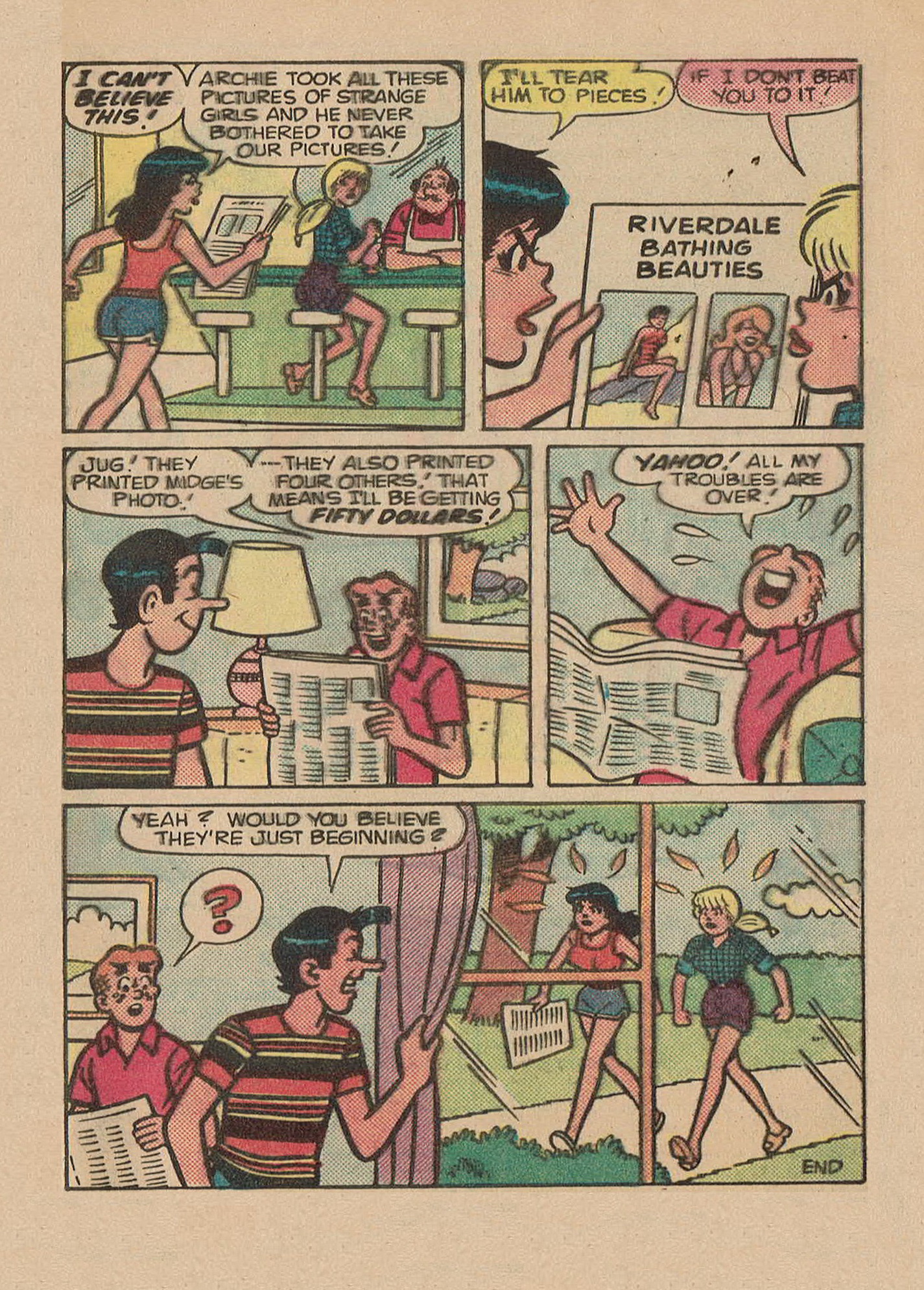 Read online Archie Digest Magazine comic -  Issue #74 - 129