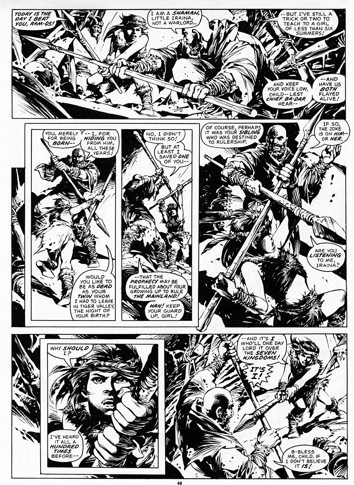 Read online The Savage Sword Of Conan comic -  Issue #191 - 50