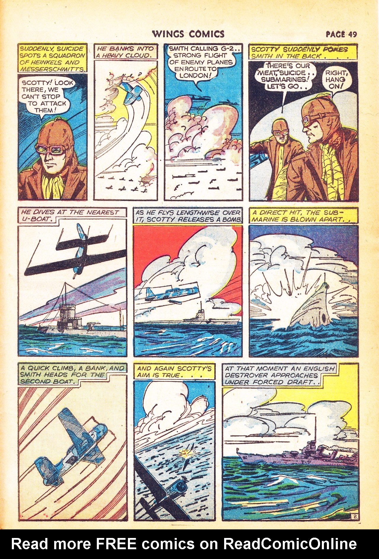 Read online Wings Comics comic -  Issue #4 - 51
