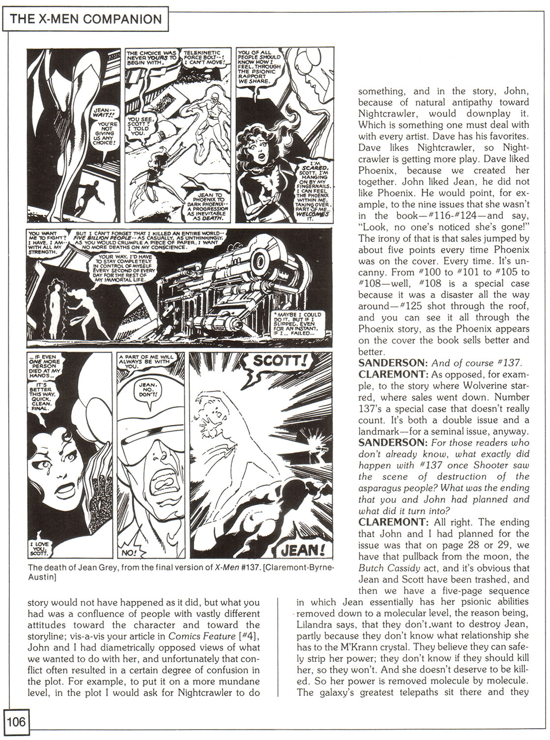 Read online The X-Men Companion comic -  Issue #1 - 106