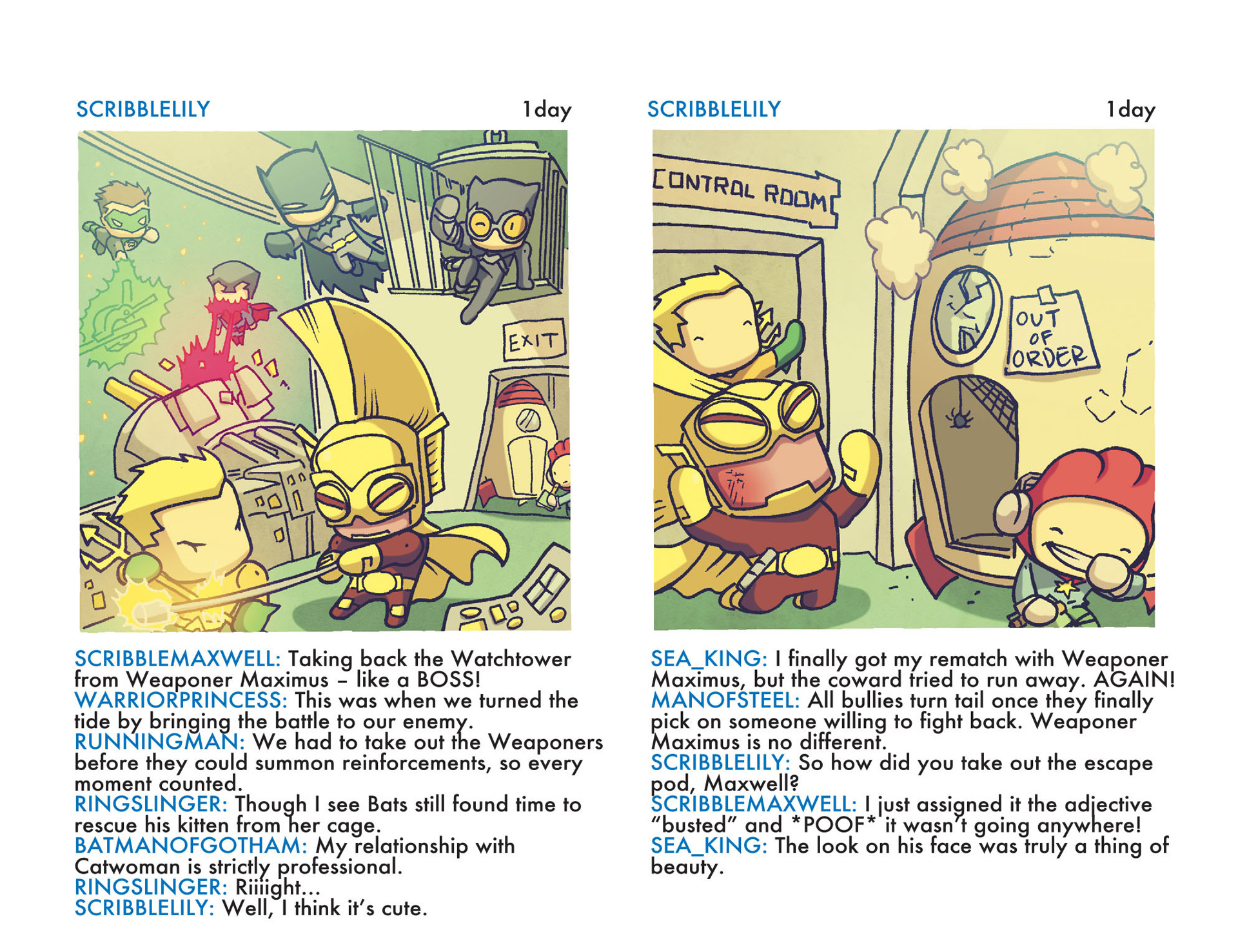 Read online Scribblenauts Unmasked: A Crisis of Imagination comic -  Issue #13 - 12