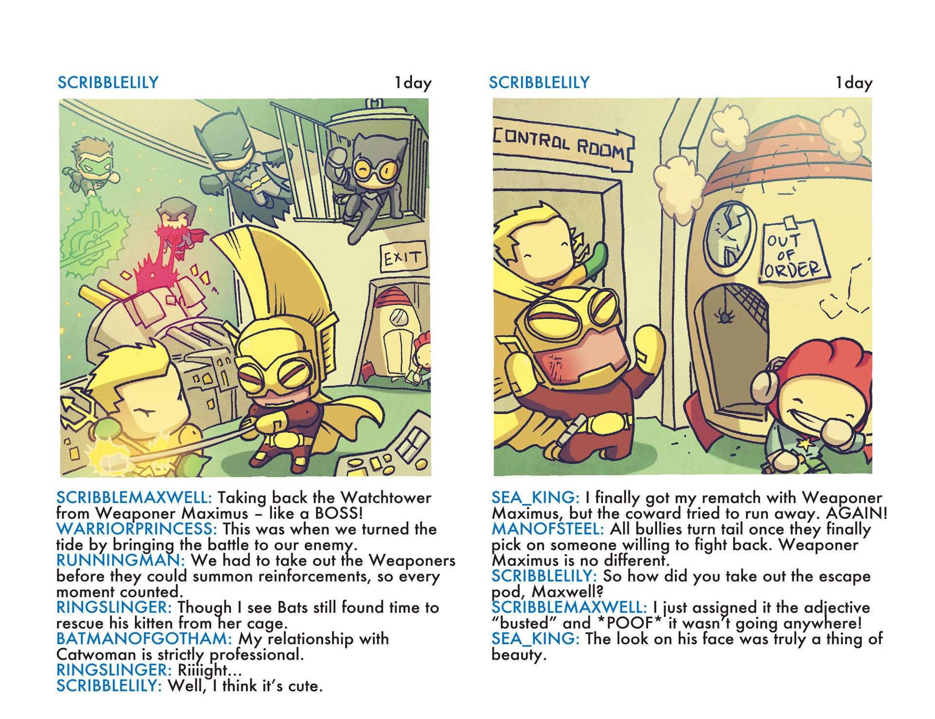 Read online Scribblenauts Unmasked: A Crisis of Imagination comic -  Issue #13 - 12