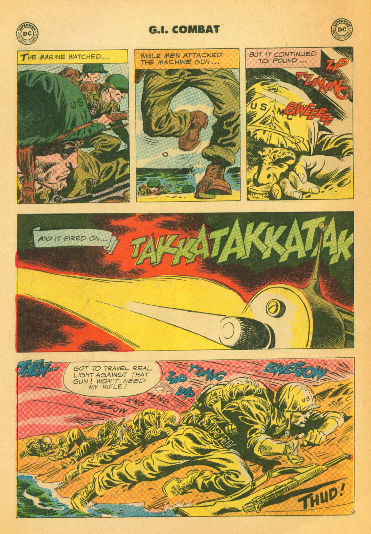 Read online G.I. Combat (1952) comic -  Issue #69 - 5