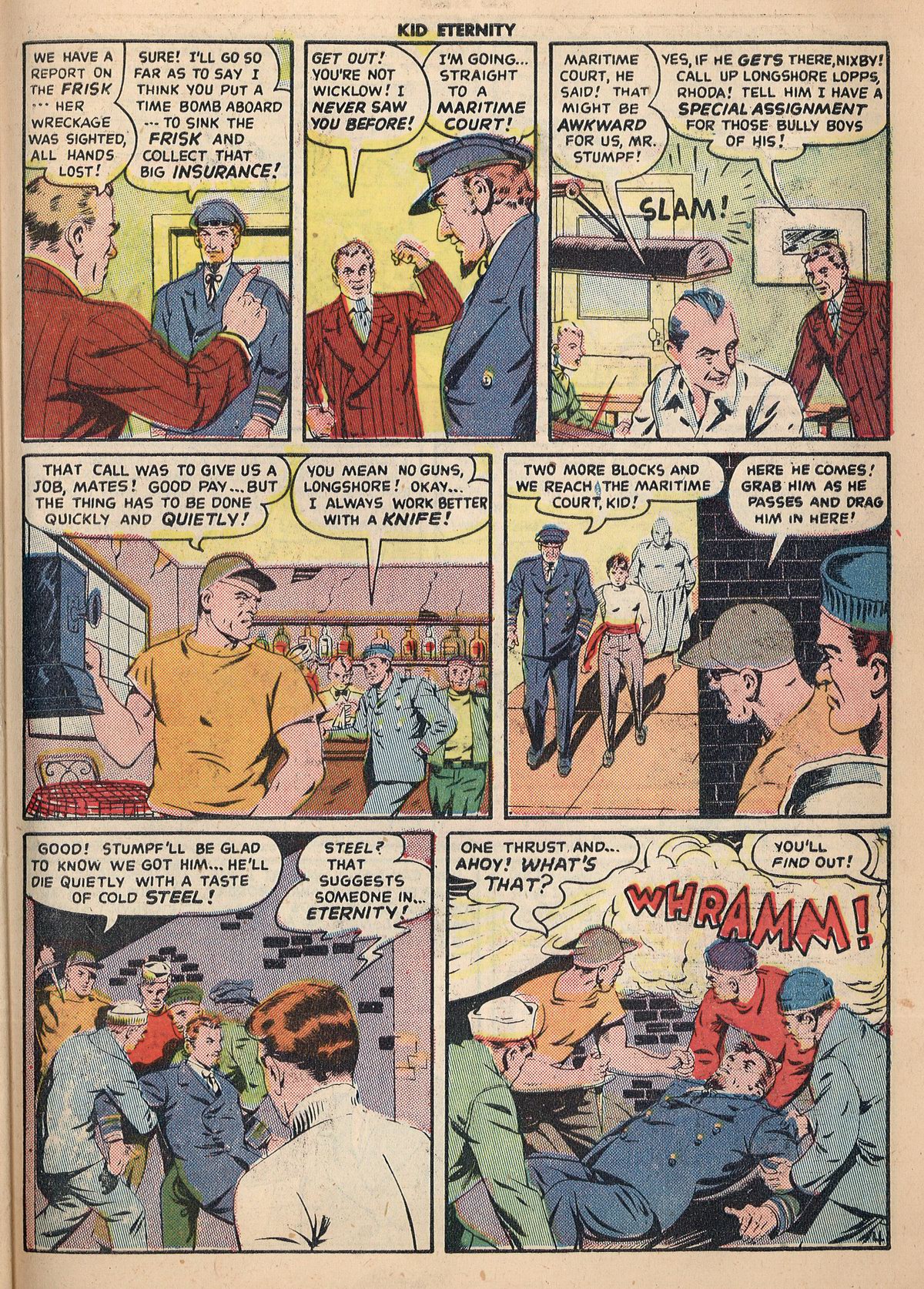 Read online Kid Eternity (1946) comic -  Issue #18 - 28