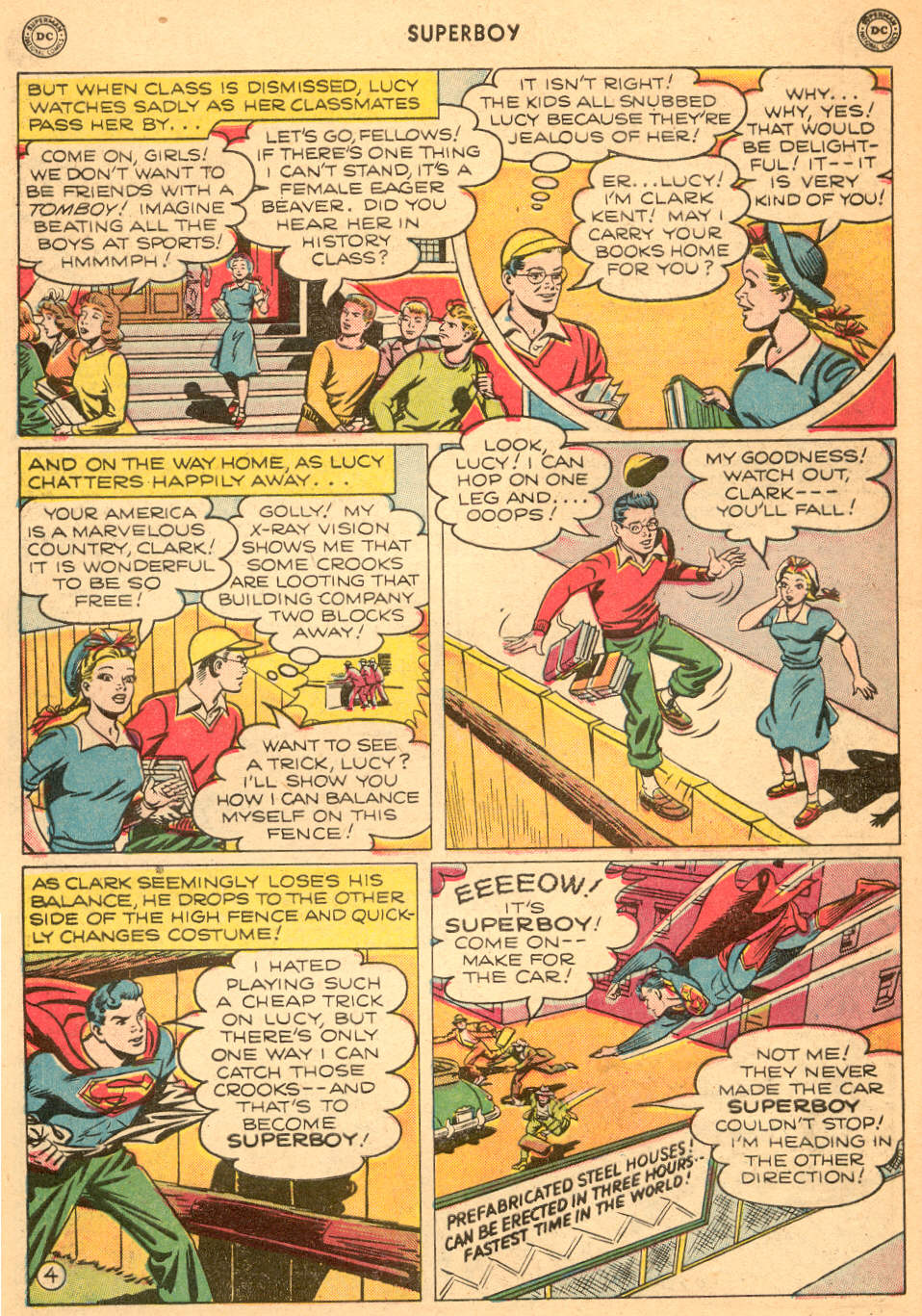 Read online Superboy (1949) comic -  Issue #5 - 5