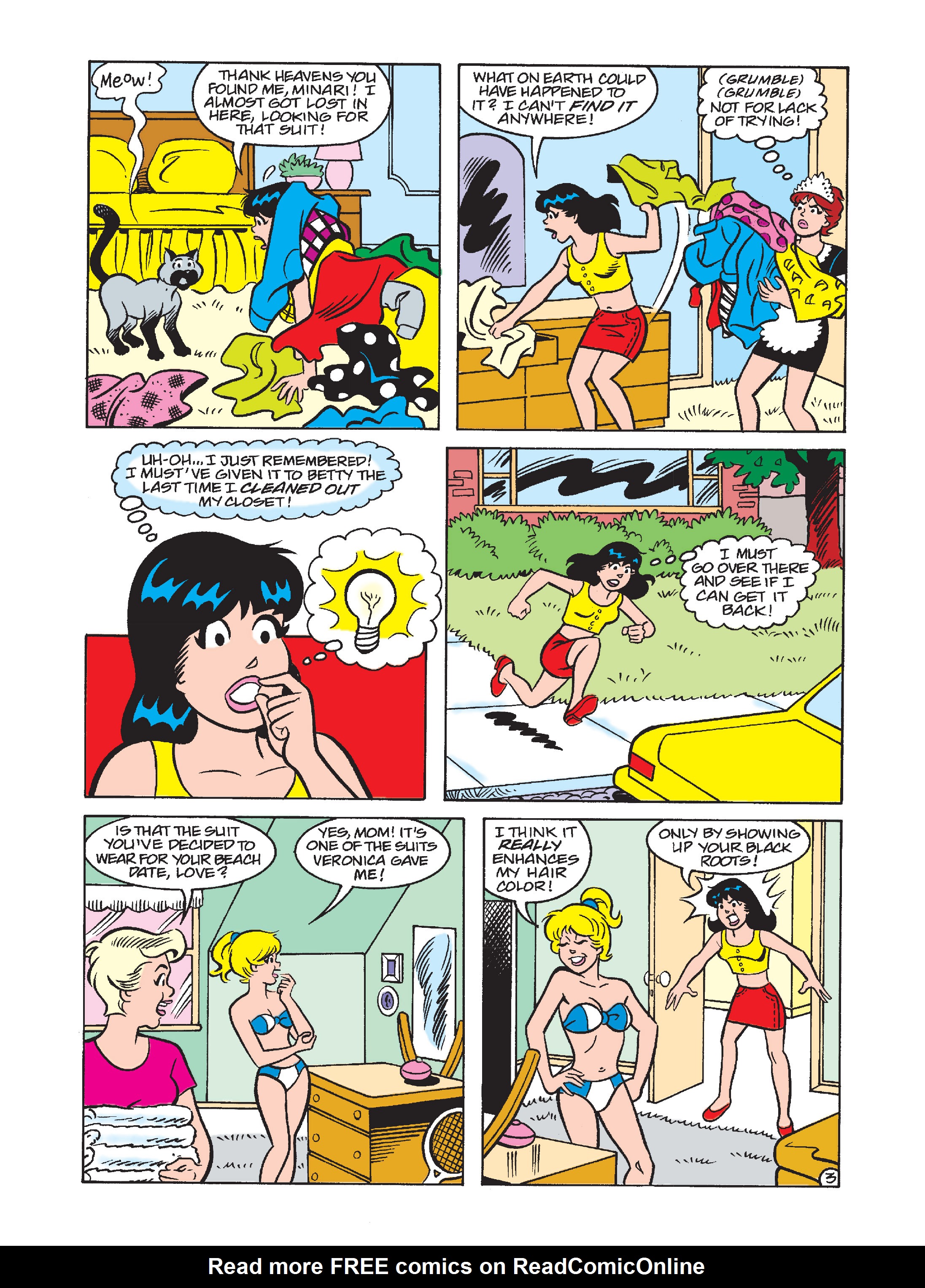 Read online Betty and Veronica Double Digest comic -  Issue #225 - 222