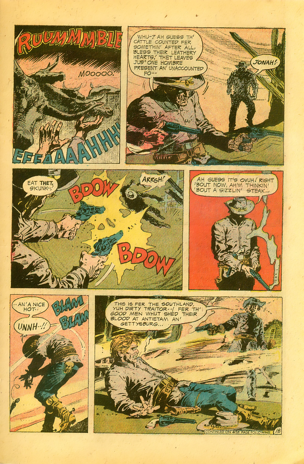 Read online Weird Western Tales (1972) comic -  Issue #22 - 27