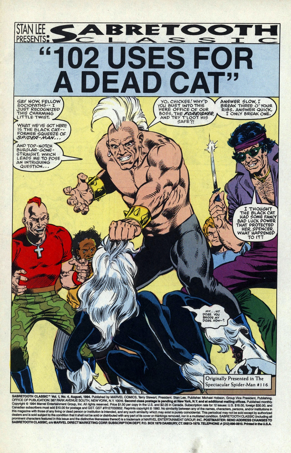 Read online Sabretooth Classic comic -  Issue #4 - 3