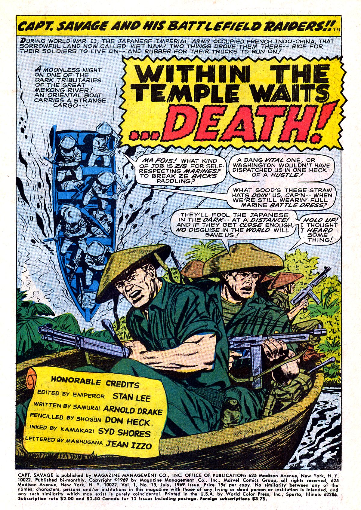Captain Savage and his Leatherneck Raiders Issue #15 #15 - English 3