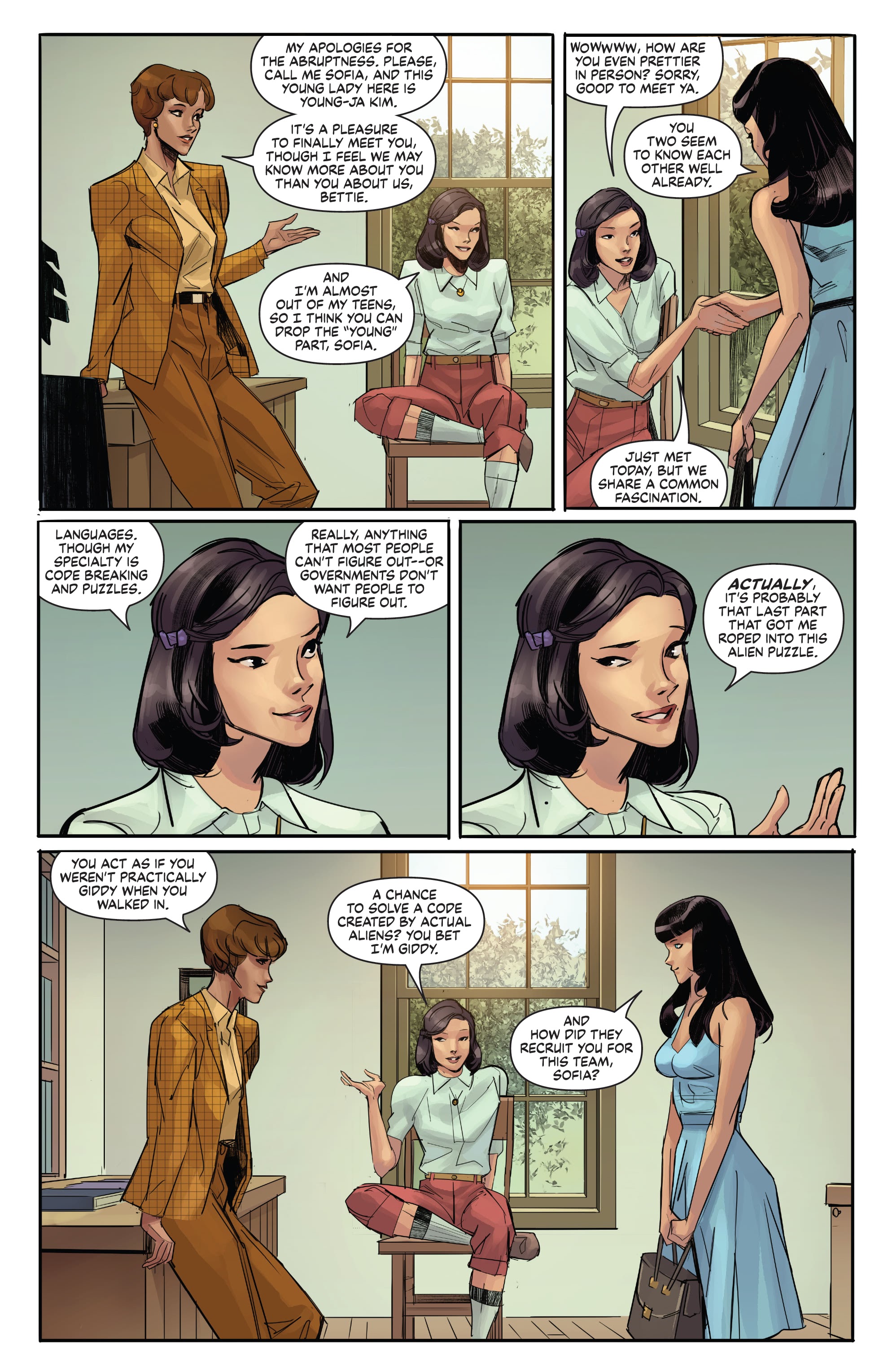 Read online Bettie Page: The Alien Agenda comic -  Issue #1 - 19