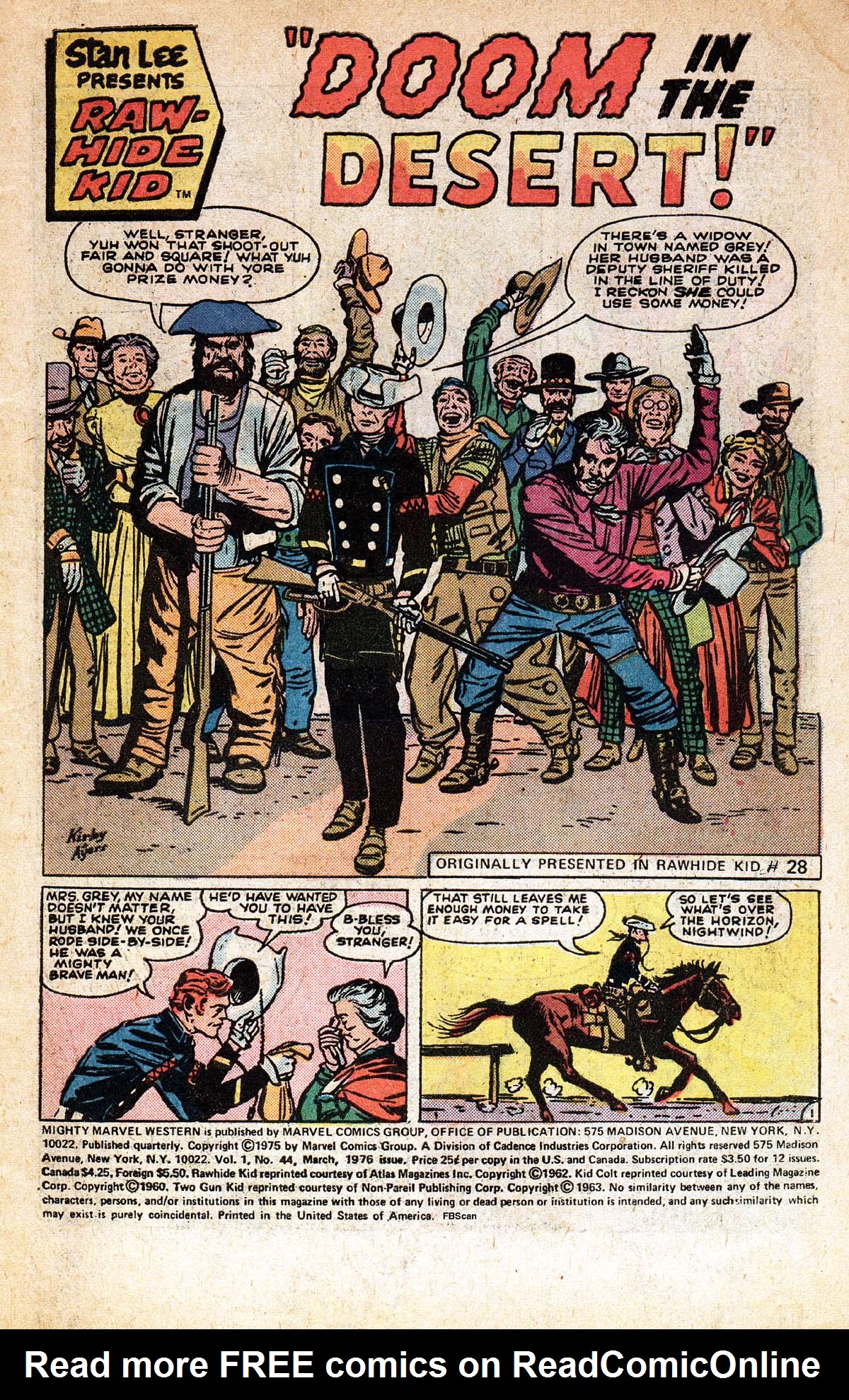 Read online The Mighty Marvel Western comic -  Issue #44 - 2