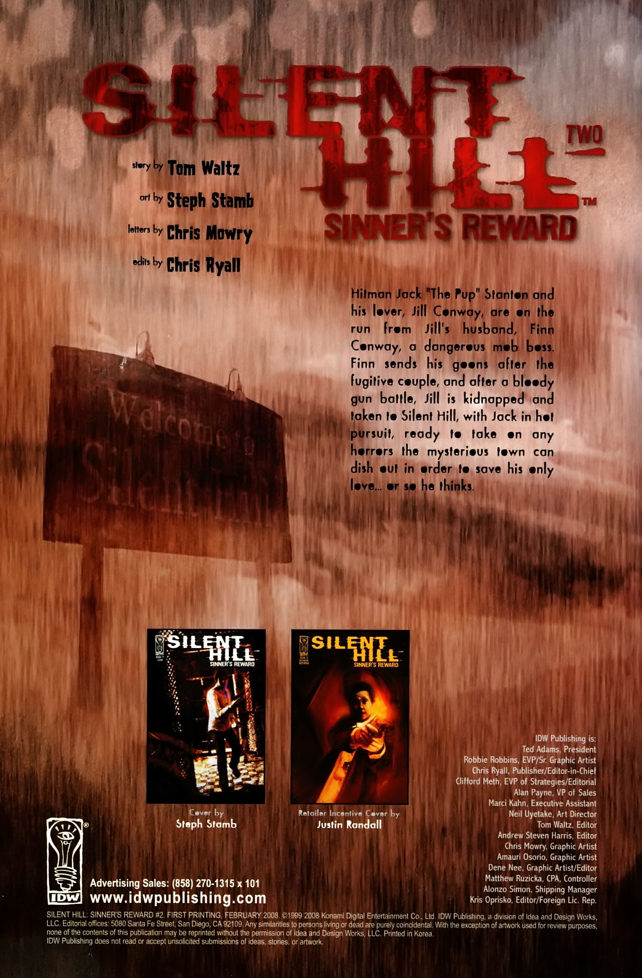 Read online Silent Hill: Sinner's Reward comic -  Issue #2 - 2