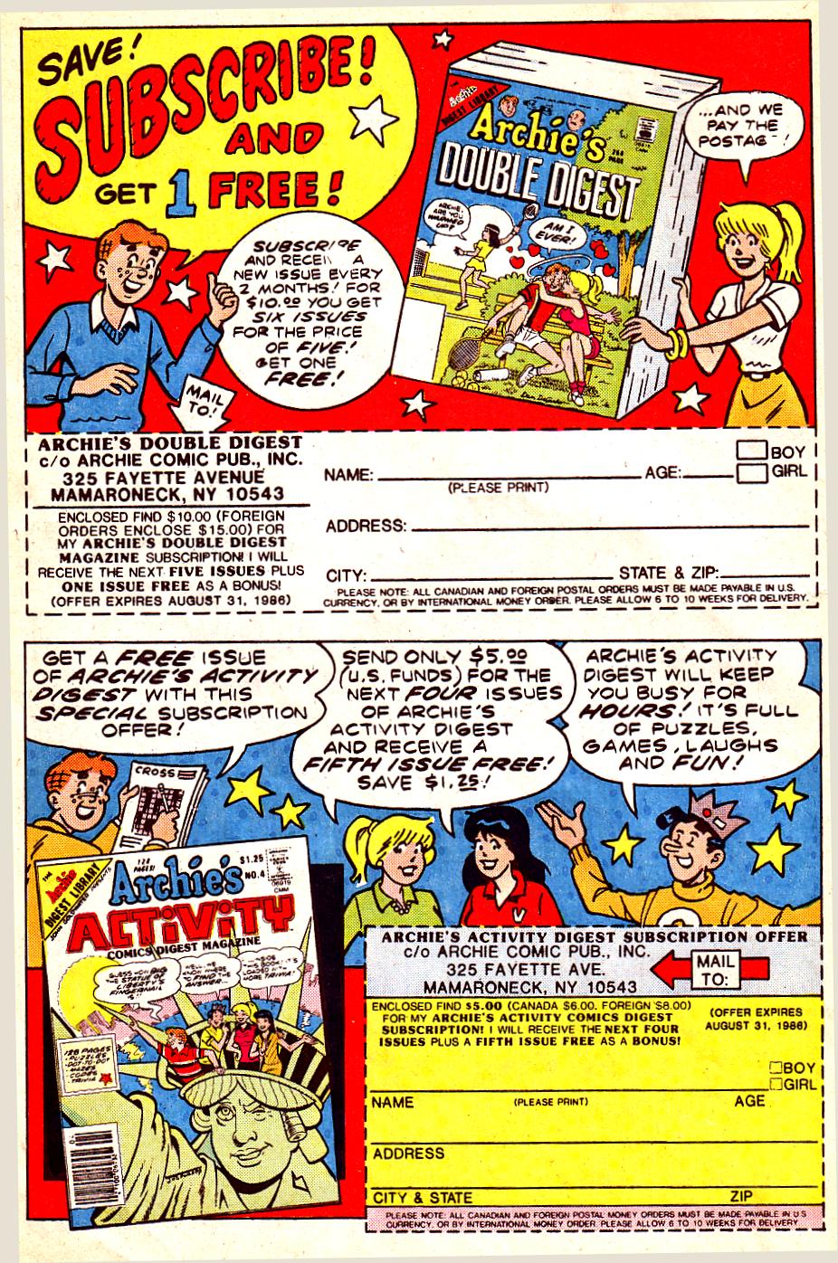 Read online Life With Archie (1958) comic -  Issue #255 - 12