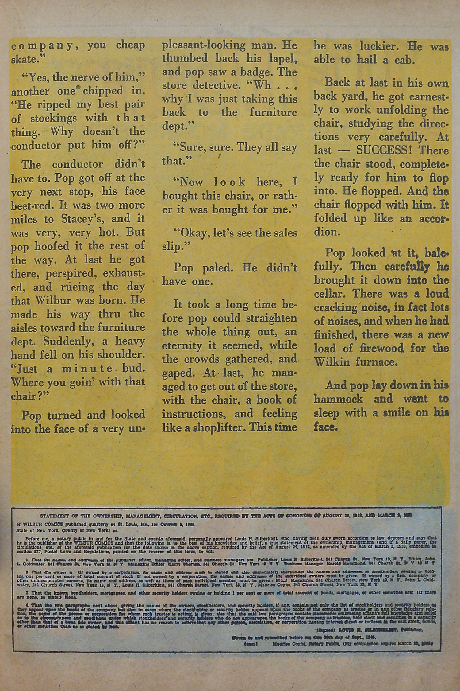 Read online Wilbur Comics comic -  Issue #7 - 21