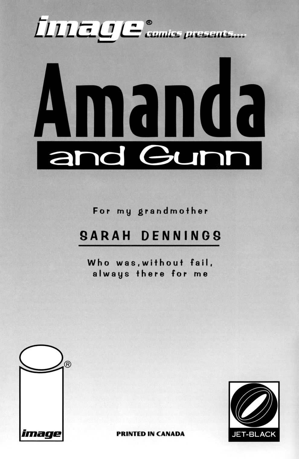 Read online Amanda & Gunn comic -  Issue #1 - 2