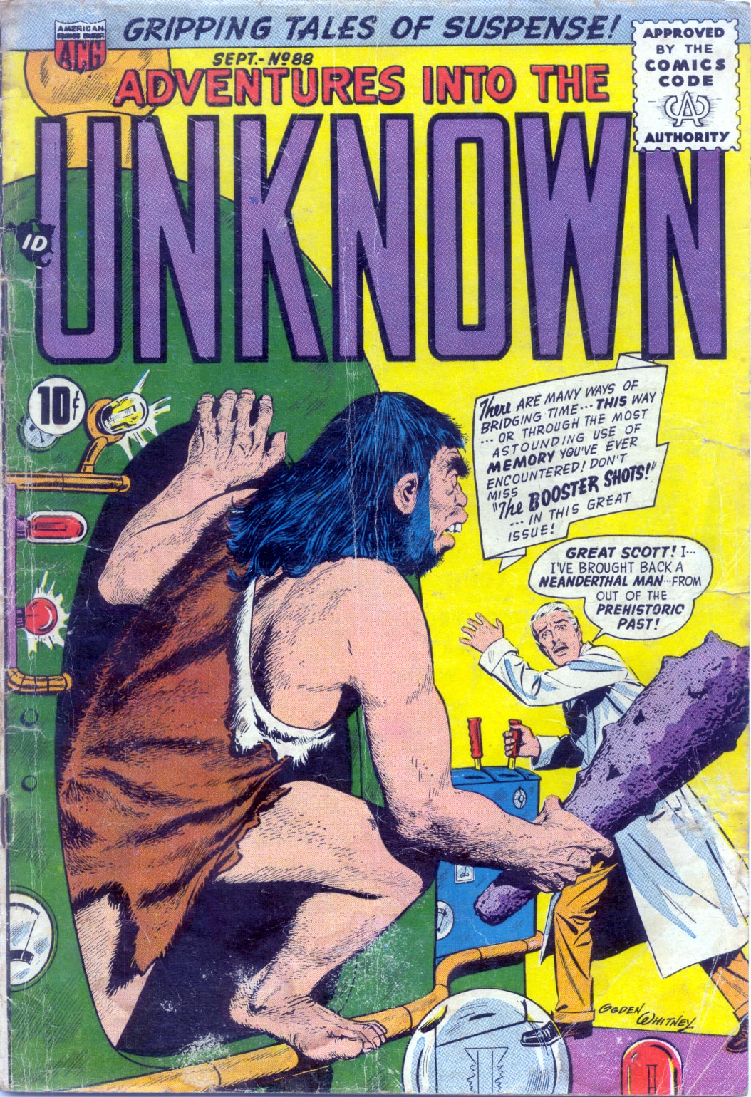 Read online Adventures Into The Unknown comic -  Issue #88 - 1