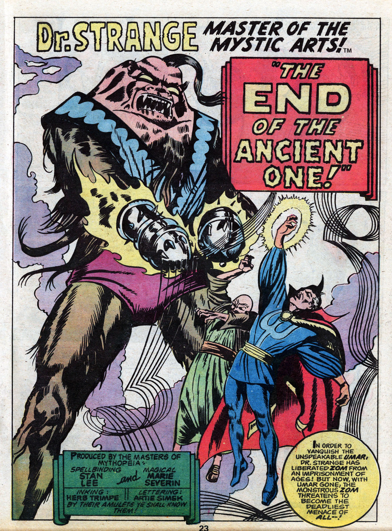 Read online Marvel Treasury Edition comic -  Issue #6 - 23