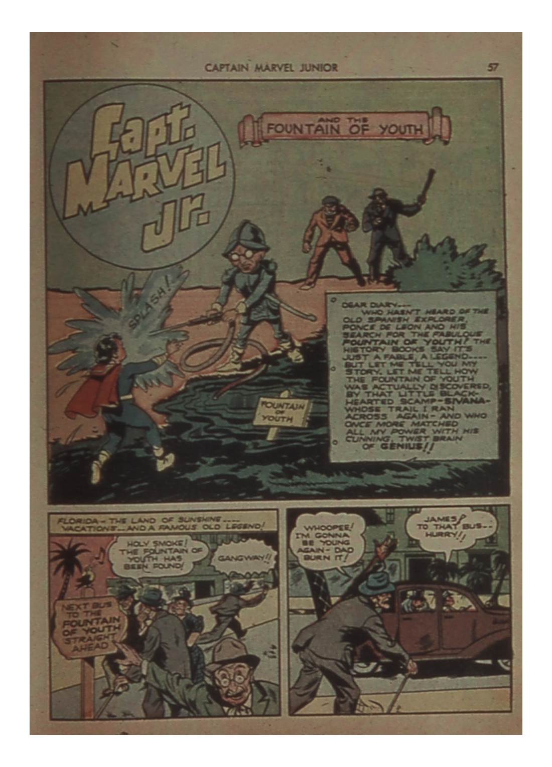 Read online Captain Marvel, Jr. comic -  Issue #5 - 57
