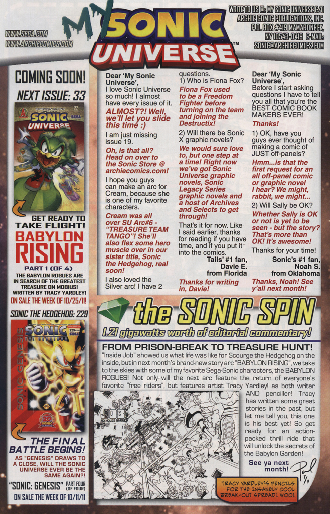 Read online Sonic Universe comic -  Issue #32 - 34