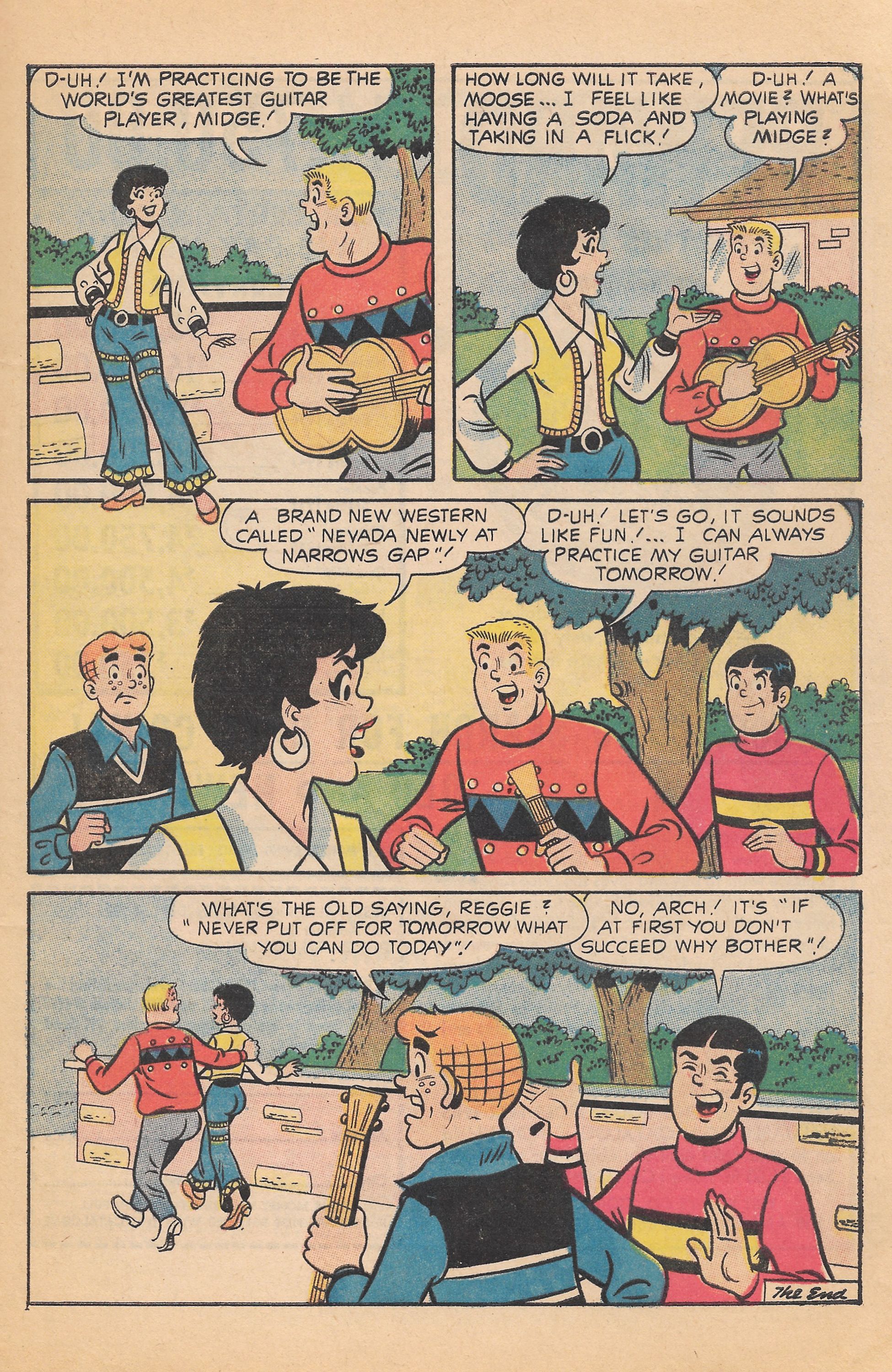 Read online Archie's TV Laugh-Out comic -  Issue #7 - 65