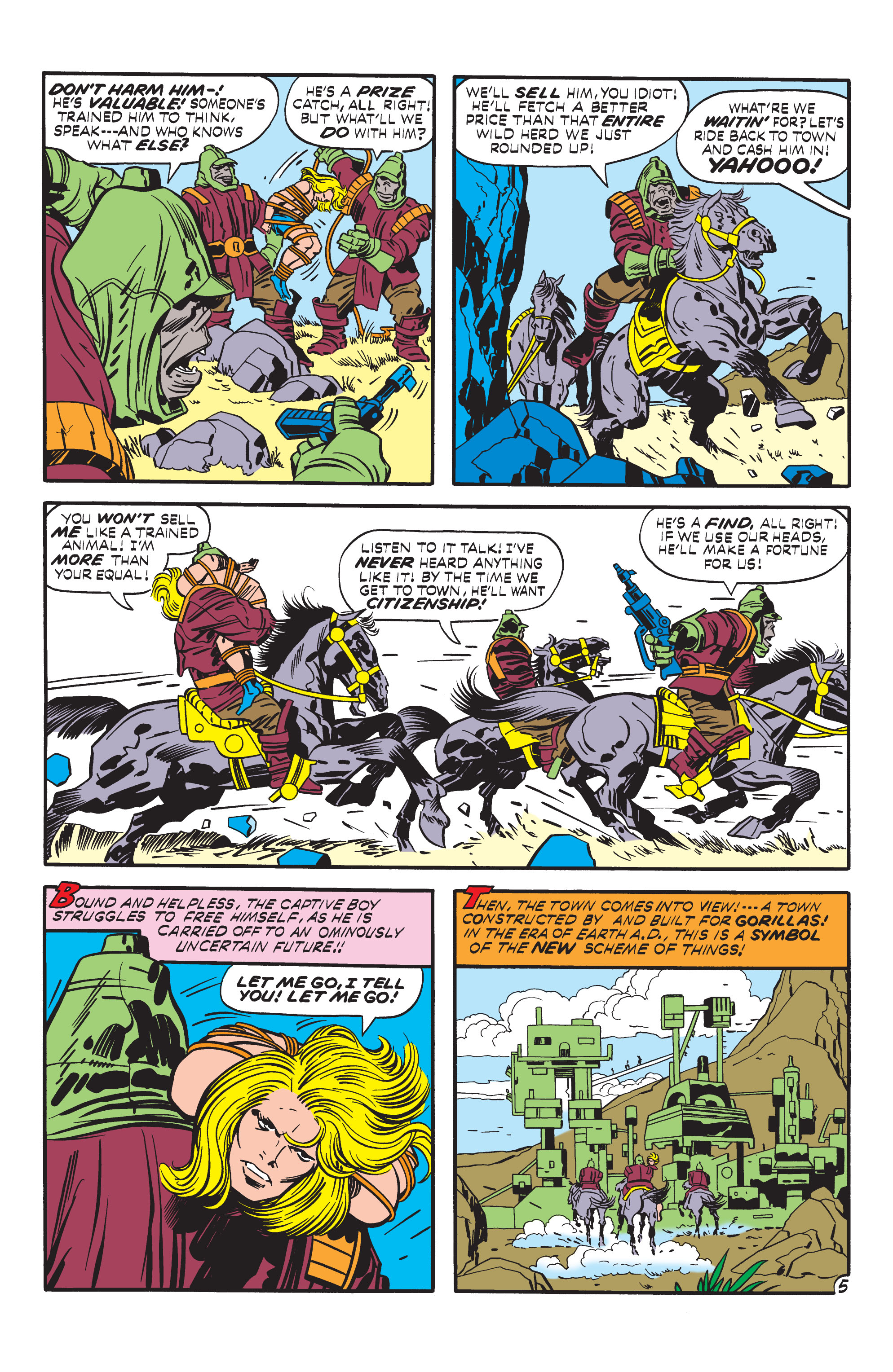 Read online Kamandi, The Last Boy On Earth comic -  Issue #3 - 5