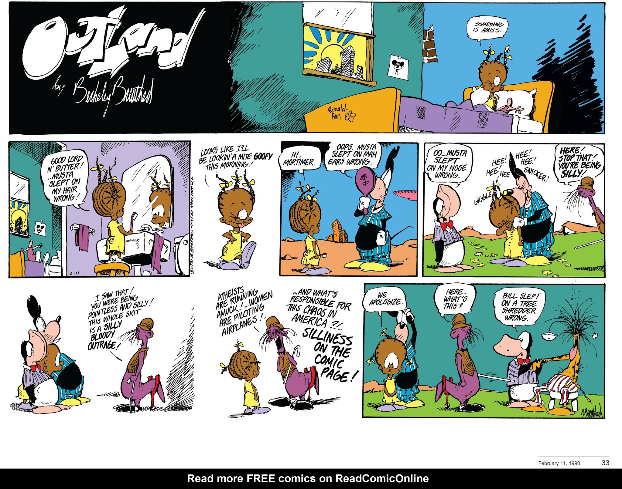 Read online Berkeley Breathed’s Outland comic -  Issue # TPB (Part 1) - 34