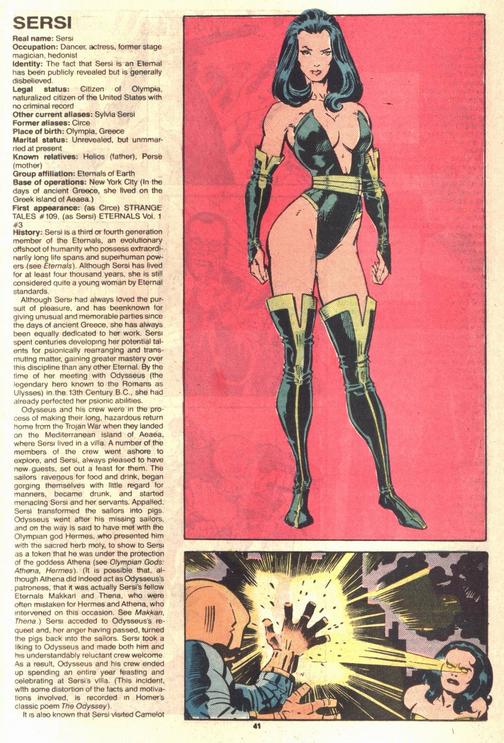 Read online The Official Handbook of the Marvel Universe Deluxe Edition comic -  Issue #11 - 43