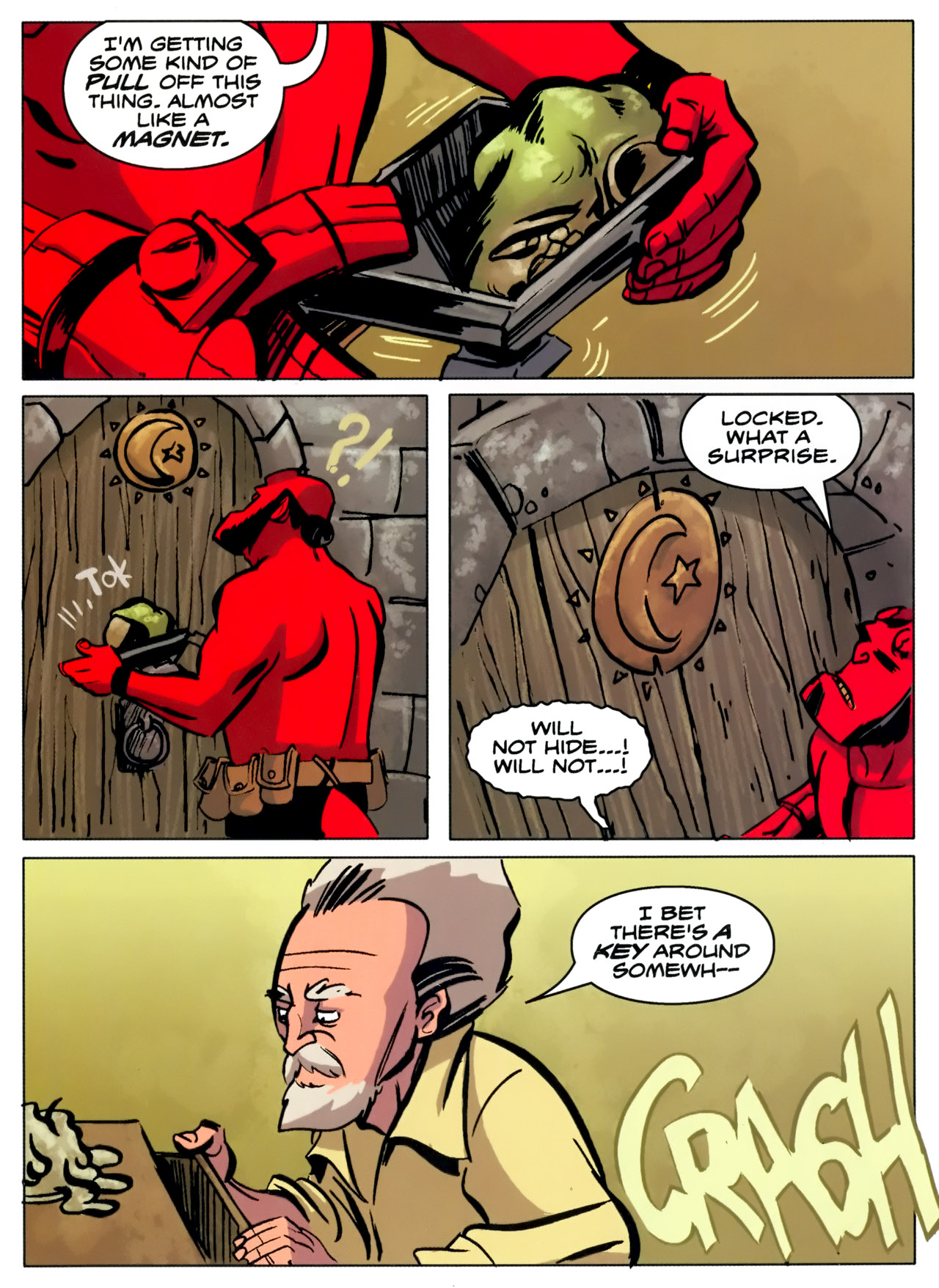 Read online Hellboy Animated: The Menagerie comic -  Issue # TPB - 35
