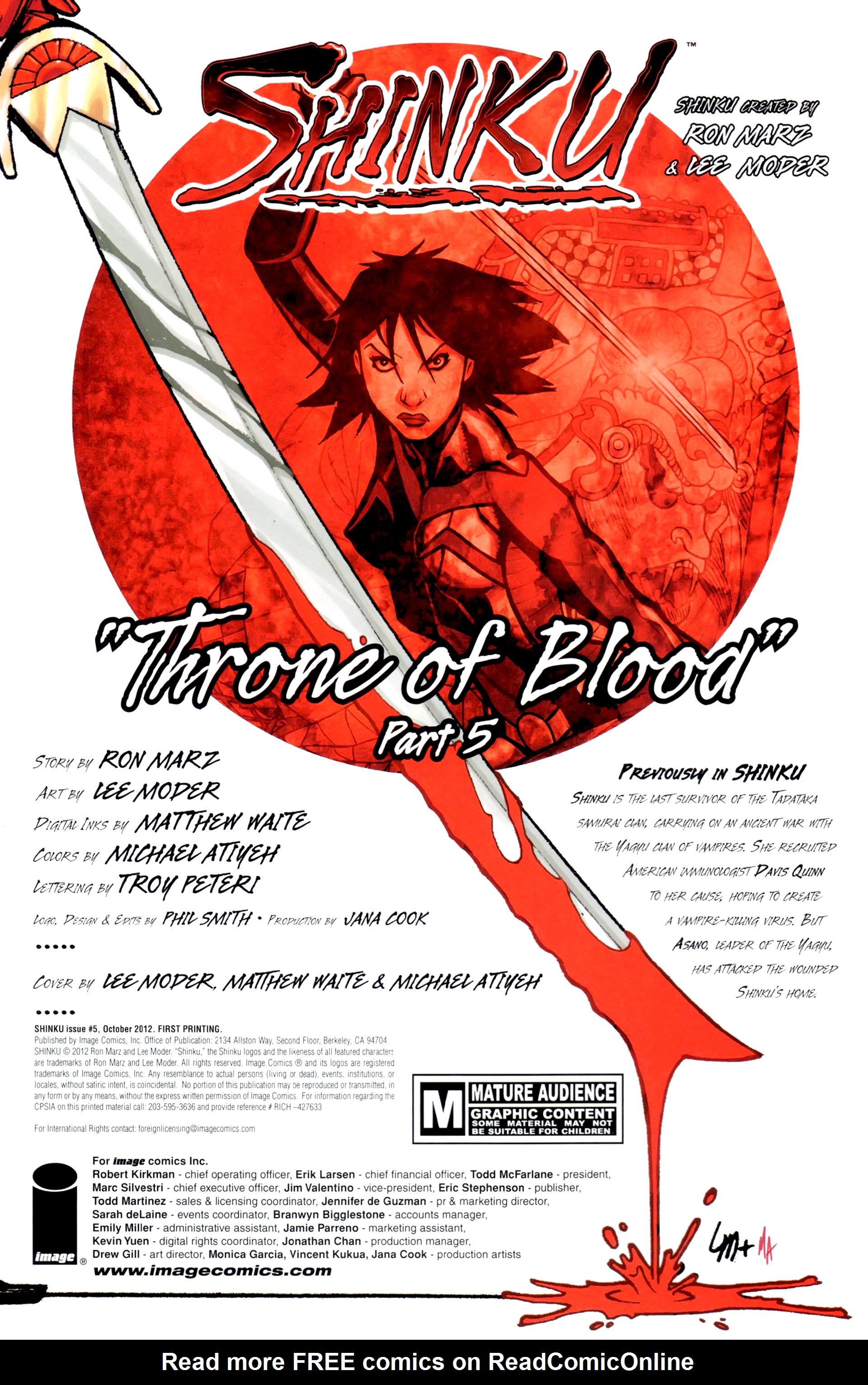 Read online Shinku comic -  Issue #5 - 2