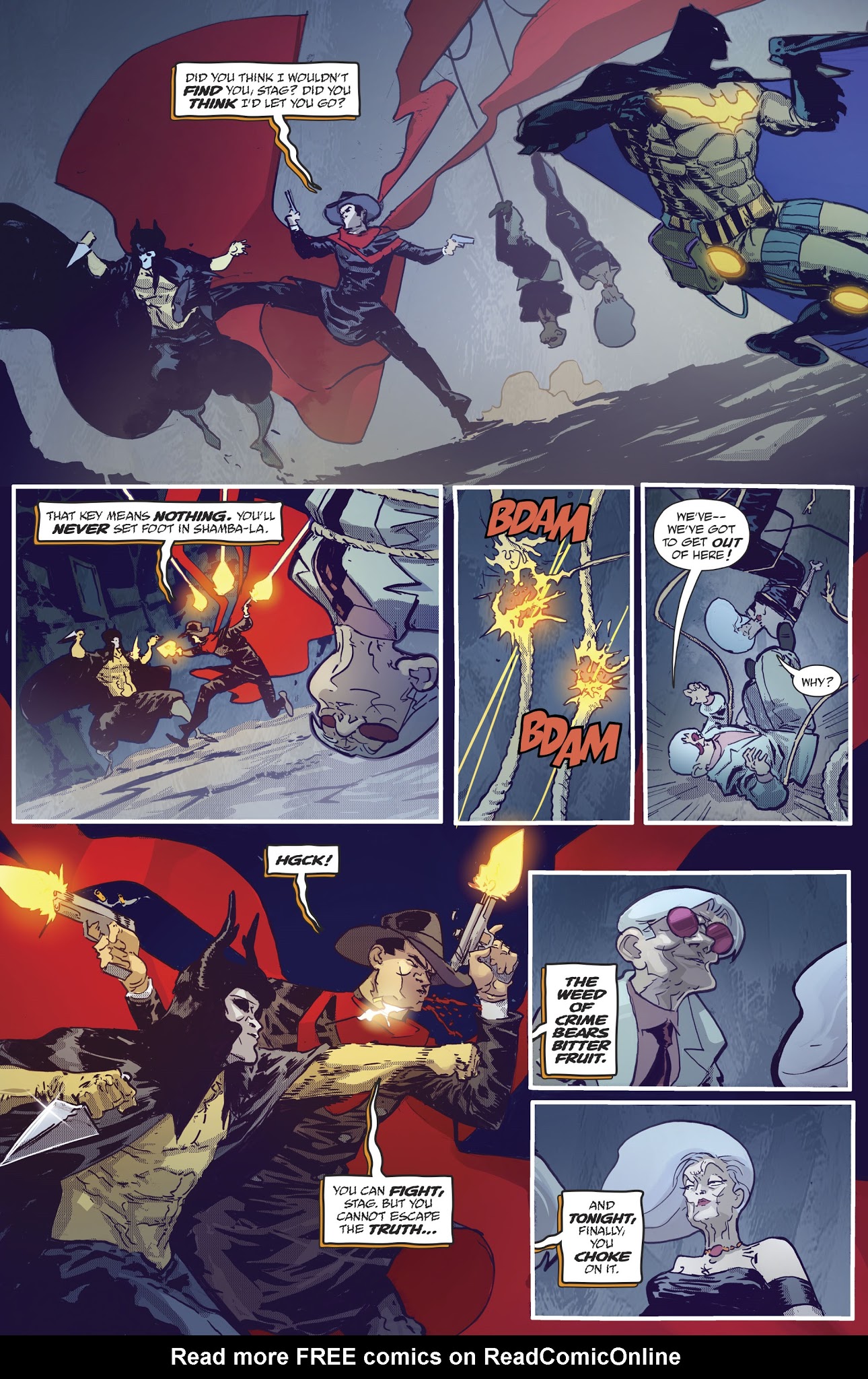 Read online Batman/Shadow comic -  Issue #5 - 16