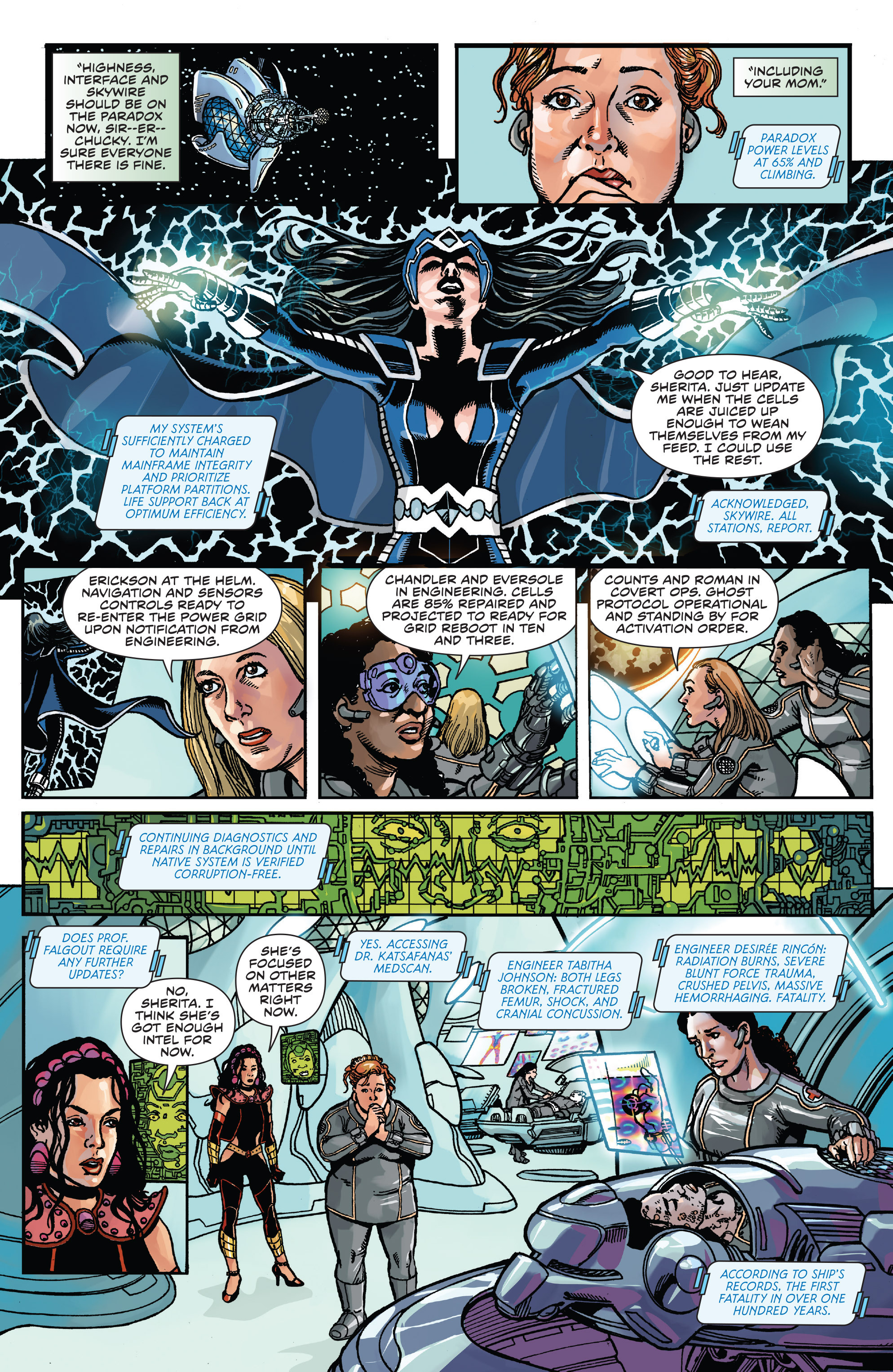 Read online George Pérez's Sirens comic -  Issue #4 - 15