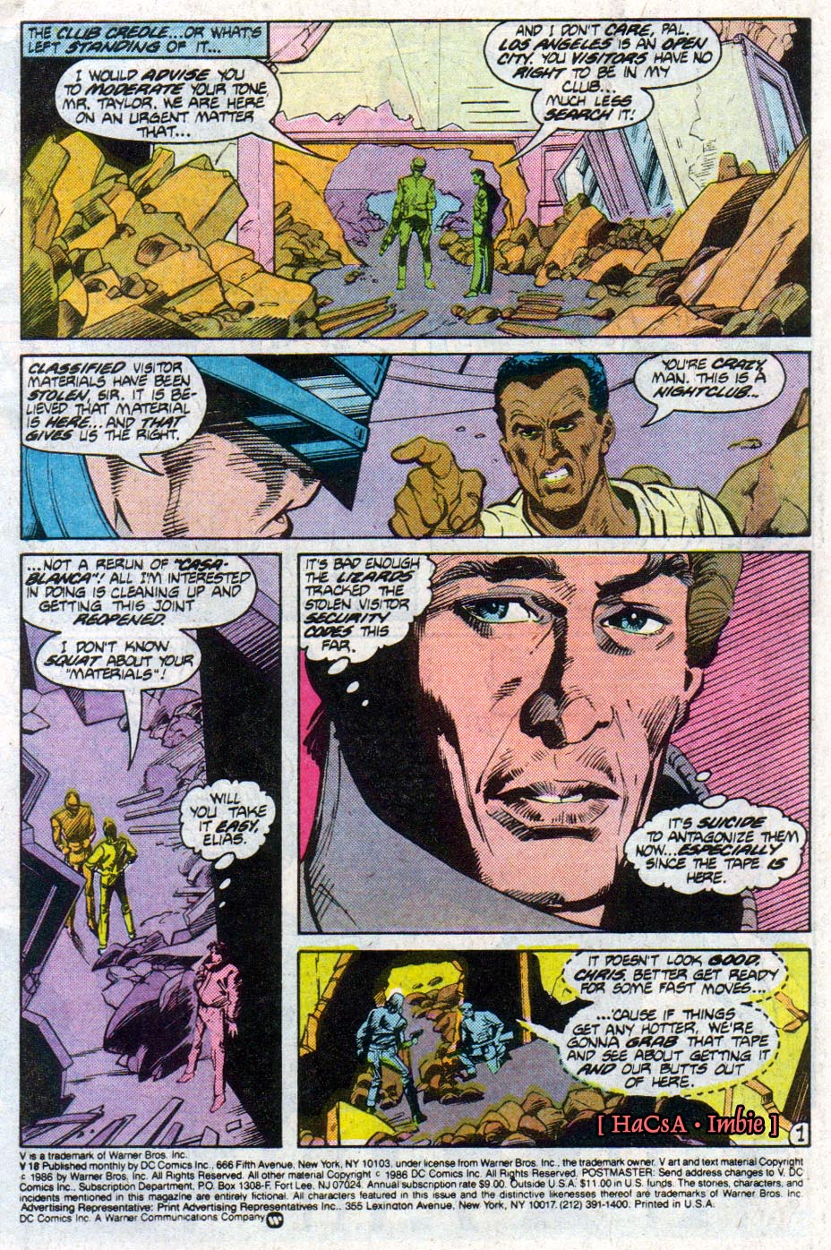 Read online V comic -  Issue #18 - 2