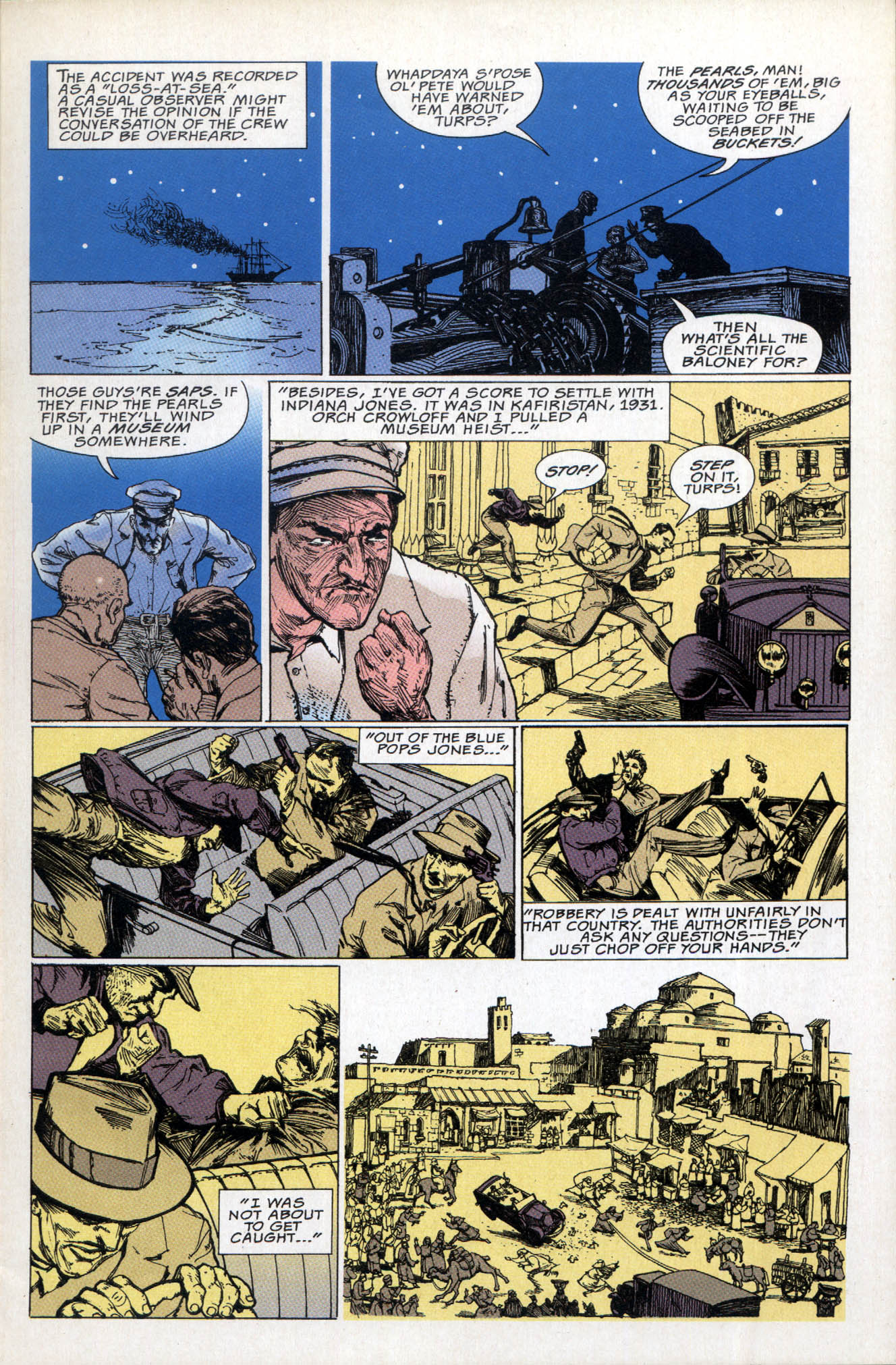 Read online Indiana Jones and the Shrine of the Sea Devil comic -  Issue # Full - 7